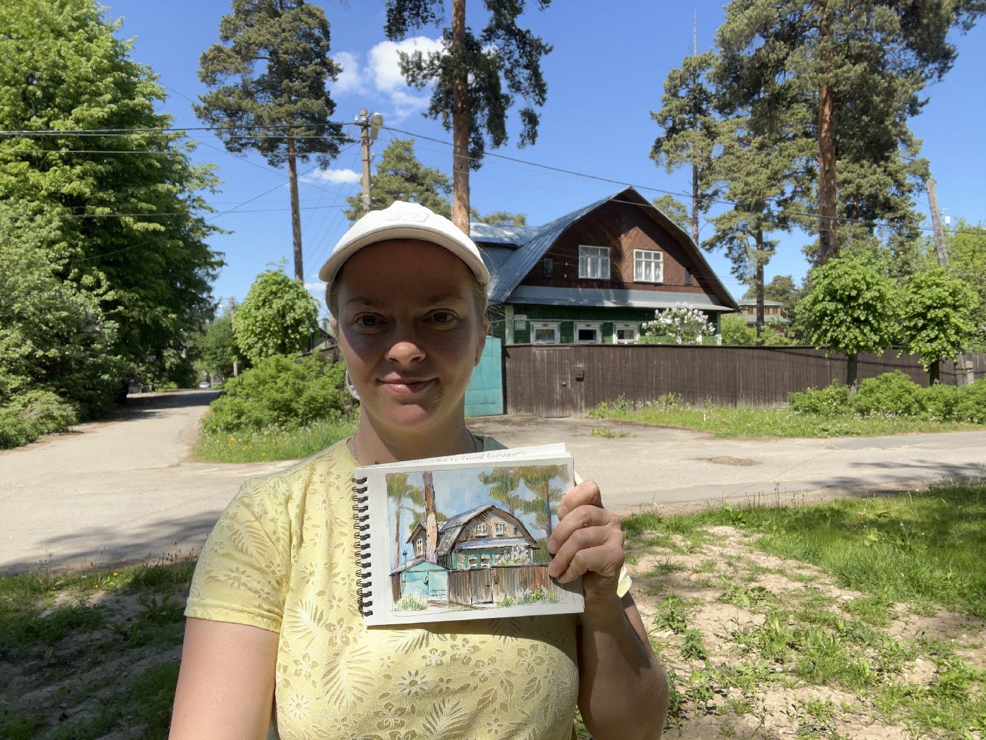 пушкино, художник, скетчинг, фантастика, творчество,писательница,город, пейзаж,многодетная мама,открытки,