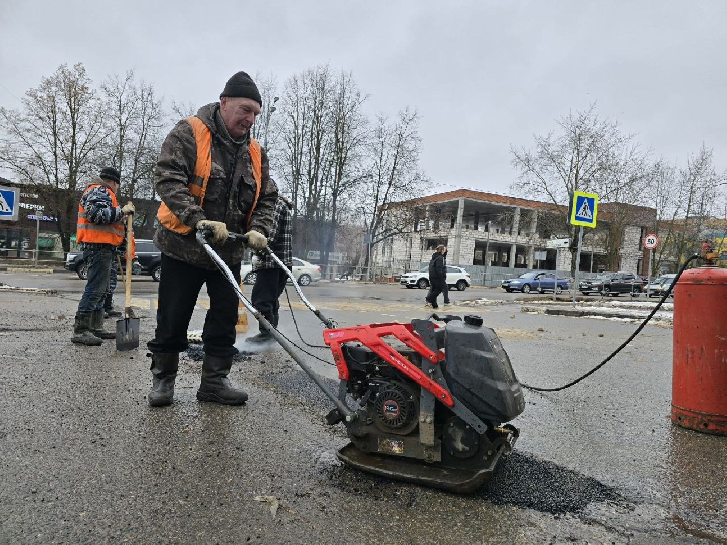 можайск, можайский муниципальный округ, подмосковье, дороги, ямочный ремонт,