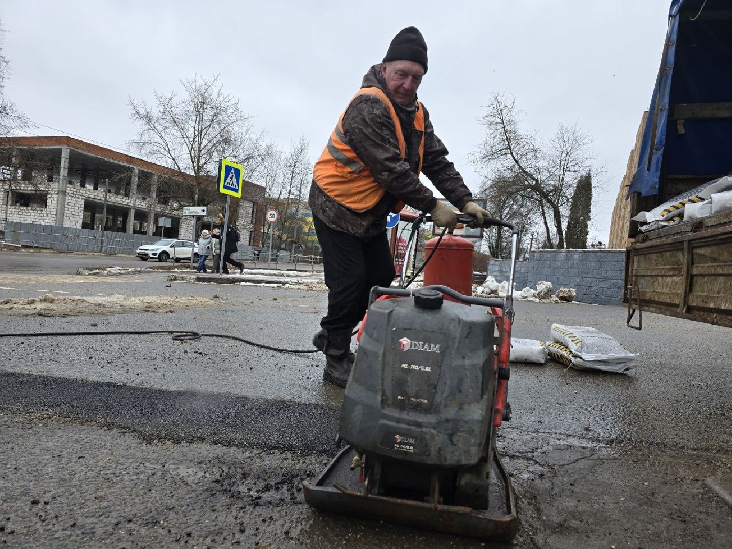 можайск, можайский муниципальный округ, подмосковье, дороги, ямочный ремонт,