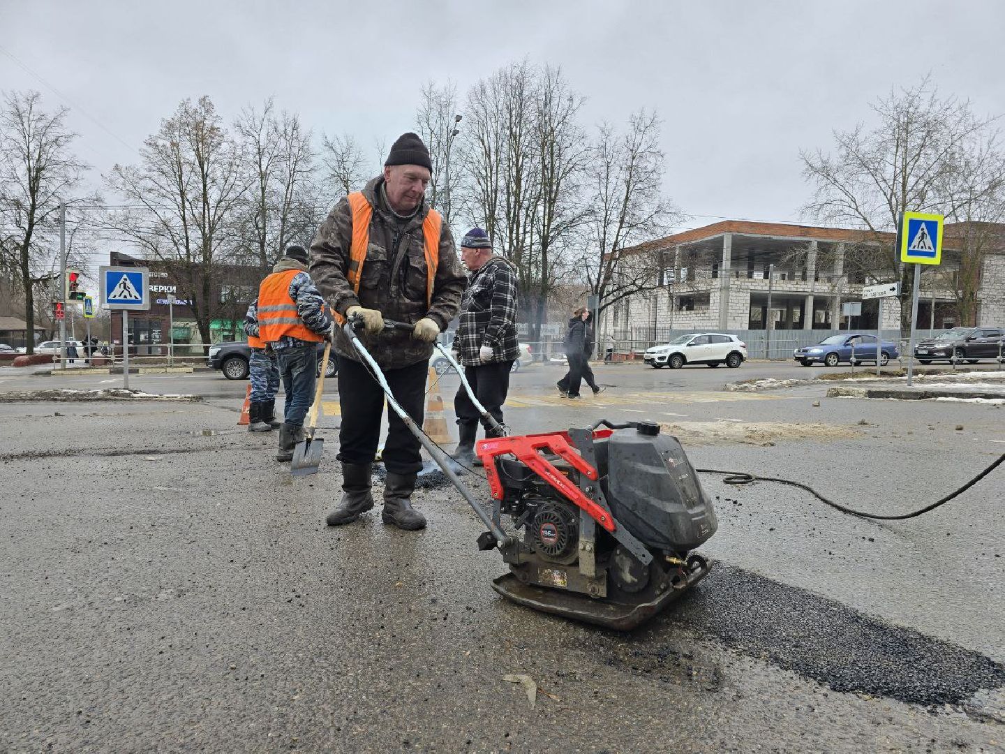 можайск, можайский муниципальный округ, подмосковье, дороги, ямочный ремонт,