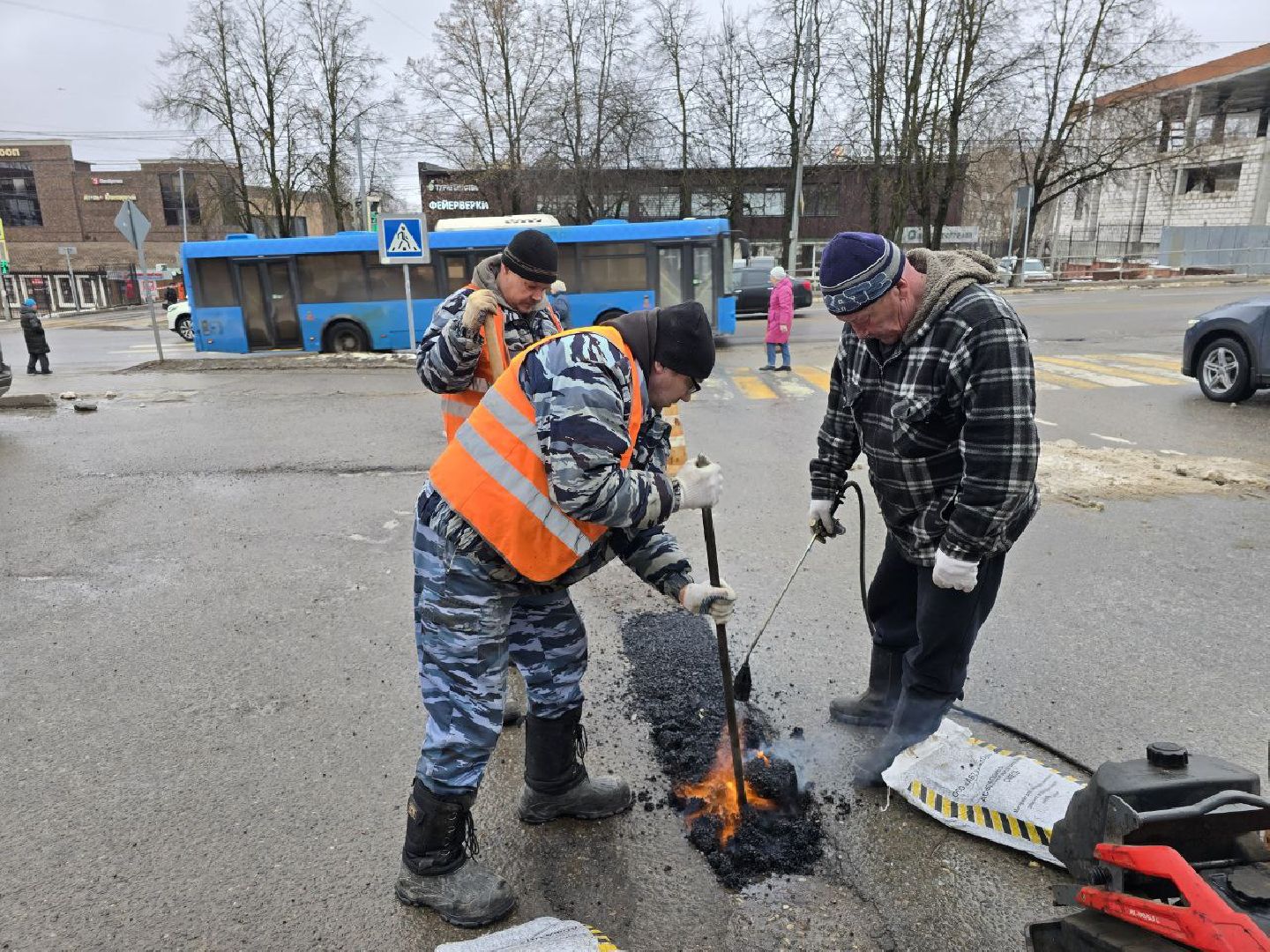 можайск, можайский муниципальный округ, подмосковье, дороги, ямочный ремонт,