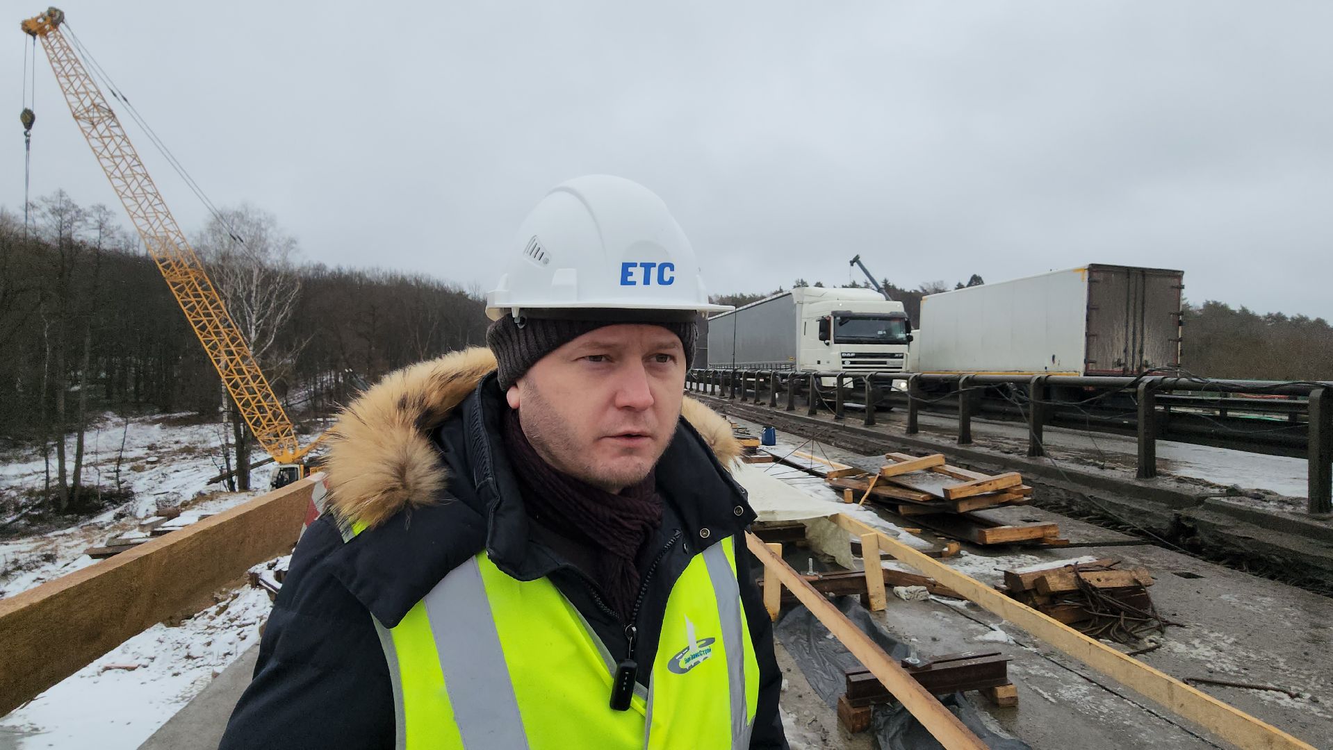 серпухов, трасса А108, мост через Нару, строительство моста, расширение дороги,