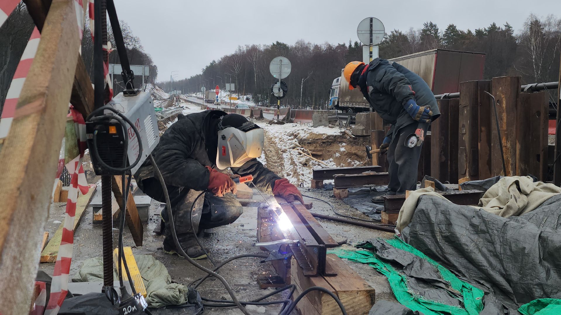 серпухов, трасса А108, мост через Нару, строительство моста, расширение дороги,
