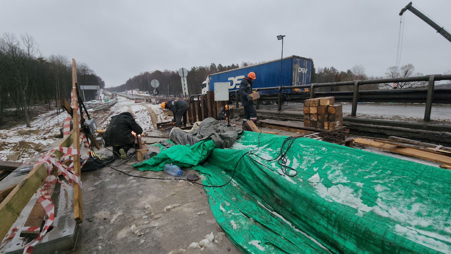 серпухов, трасса А108, мост через Нару, строительство моста, расширение дороги,