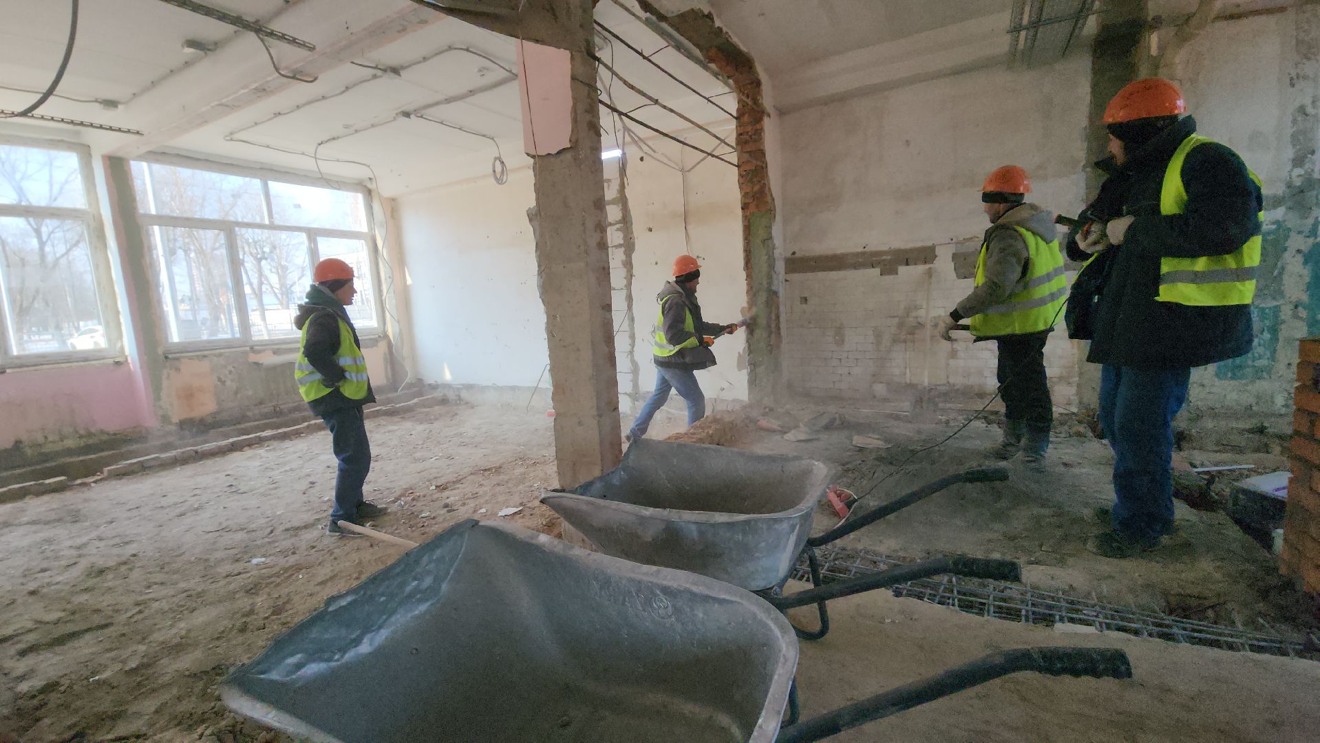 серпухов, школа 17, улица джона рида, капитальный ремонт школы, строительство, вертикалки,