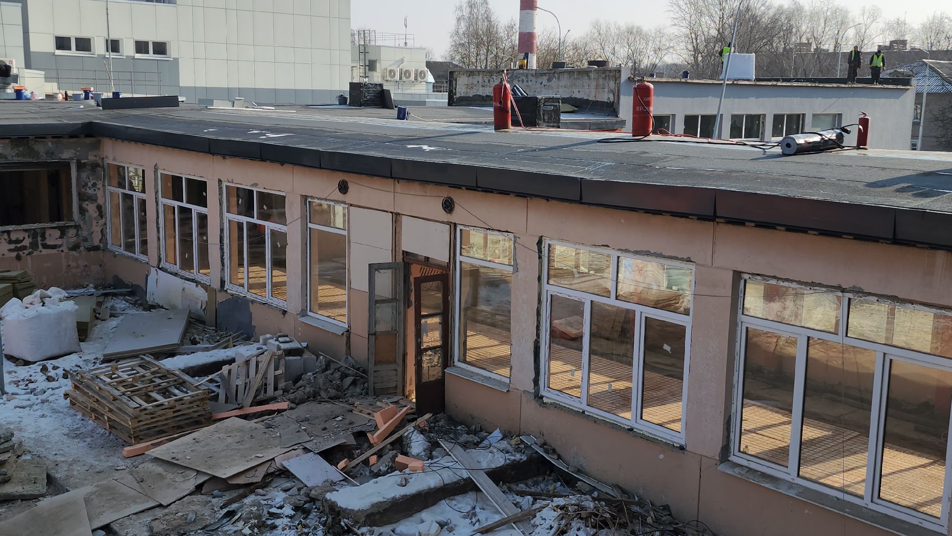 серпухов, школа 17, улица джона рида, капитальный ремонт школы, строительство, вертикалки,