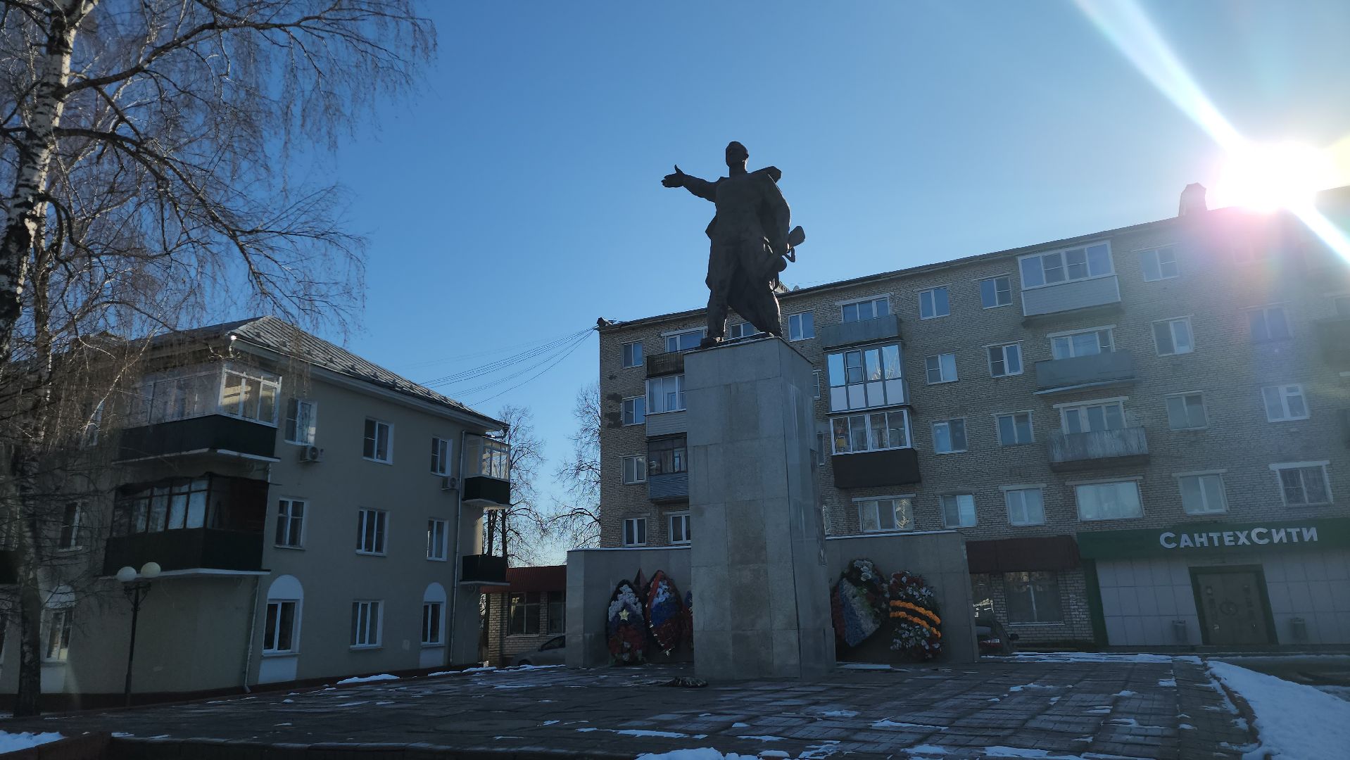 серпухов, подмосковье, площадь 49-й армии, великая отечественная война,