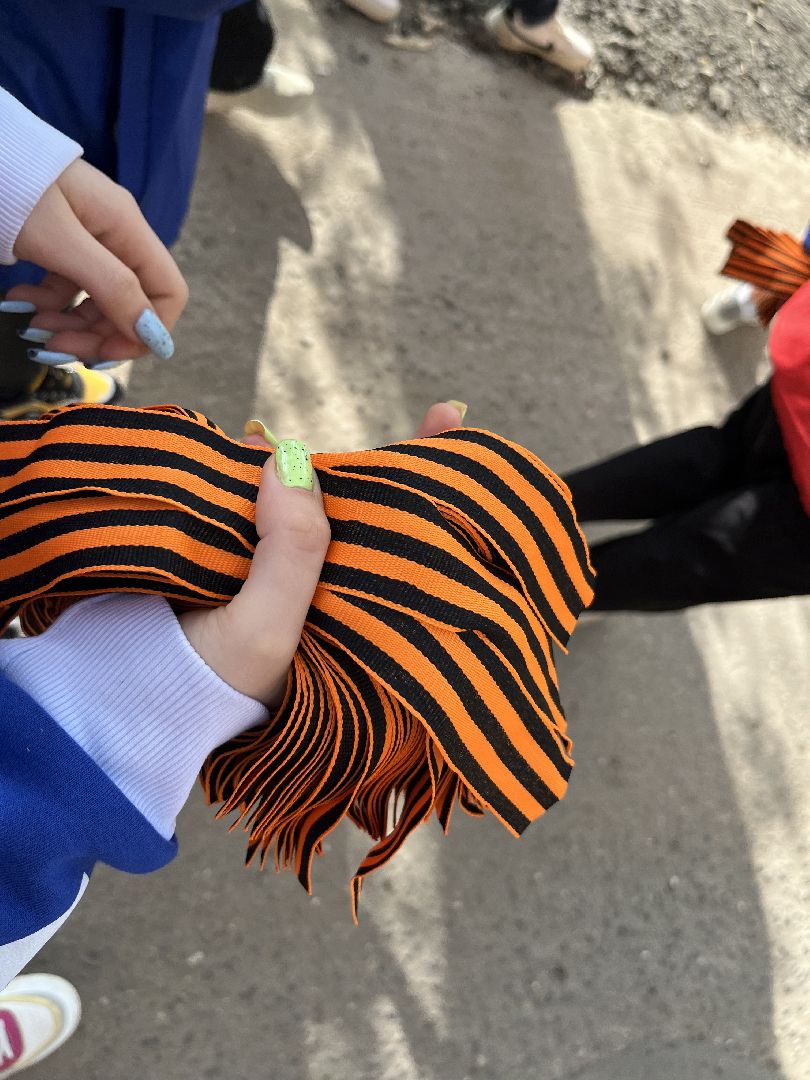 День Победы, Георгиевская ленточка, Наро-Фоминск, волонтёры Подмосковья