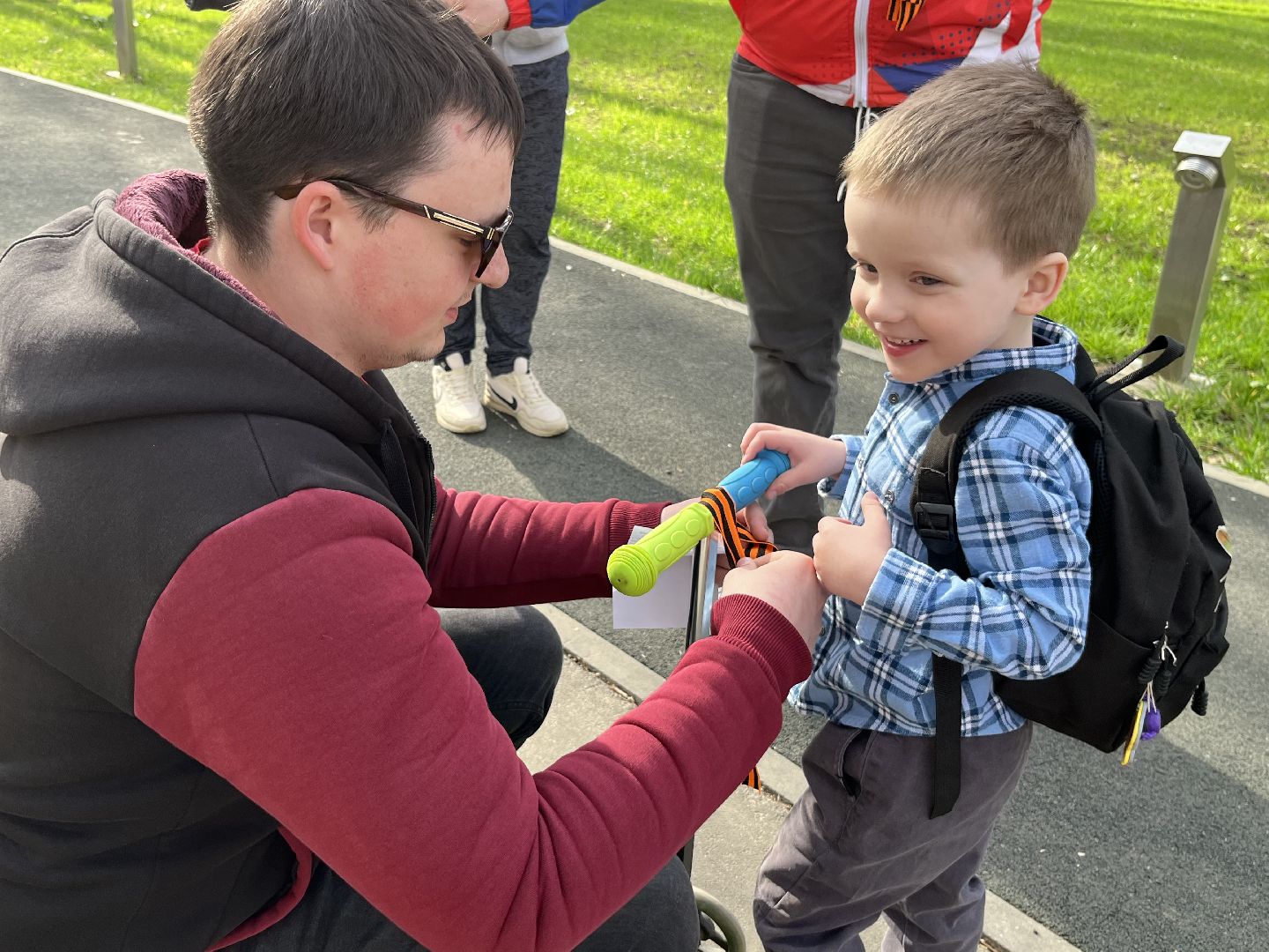 День Победы, Георгиевская ленточка, Наро-Фоминск, волонтёры Подмосковья