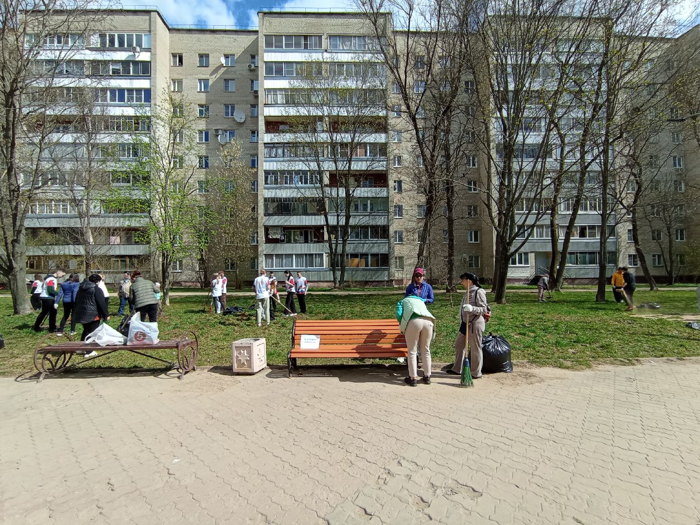 благоустройство, субботник, сквер, Дубна