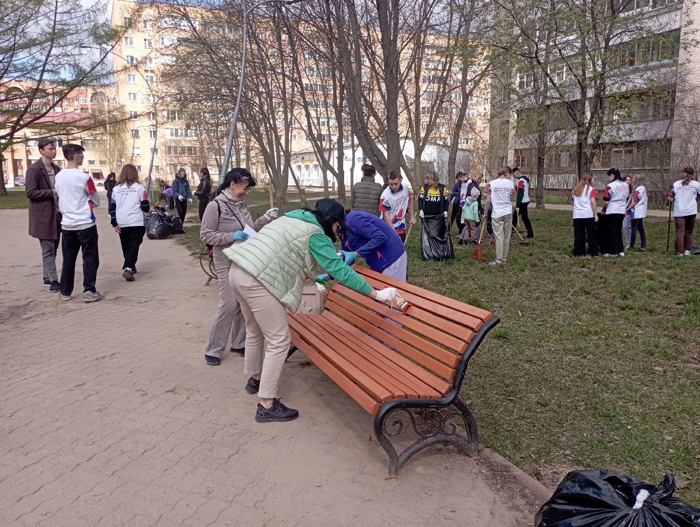 благоустройство, субботник, сквер, Дубна