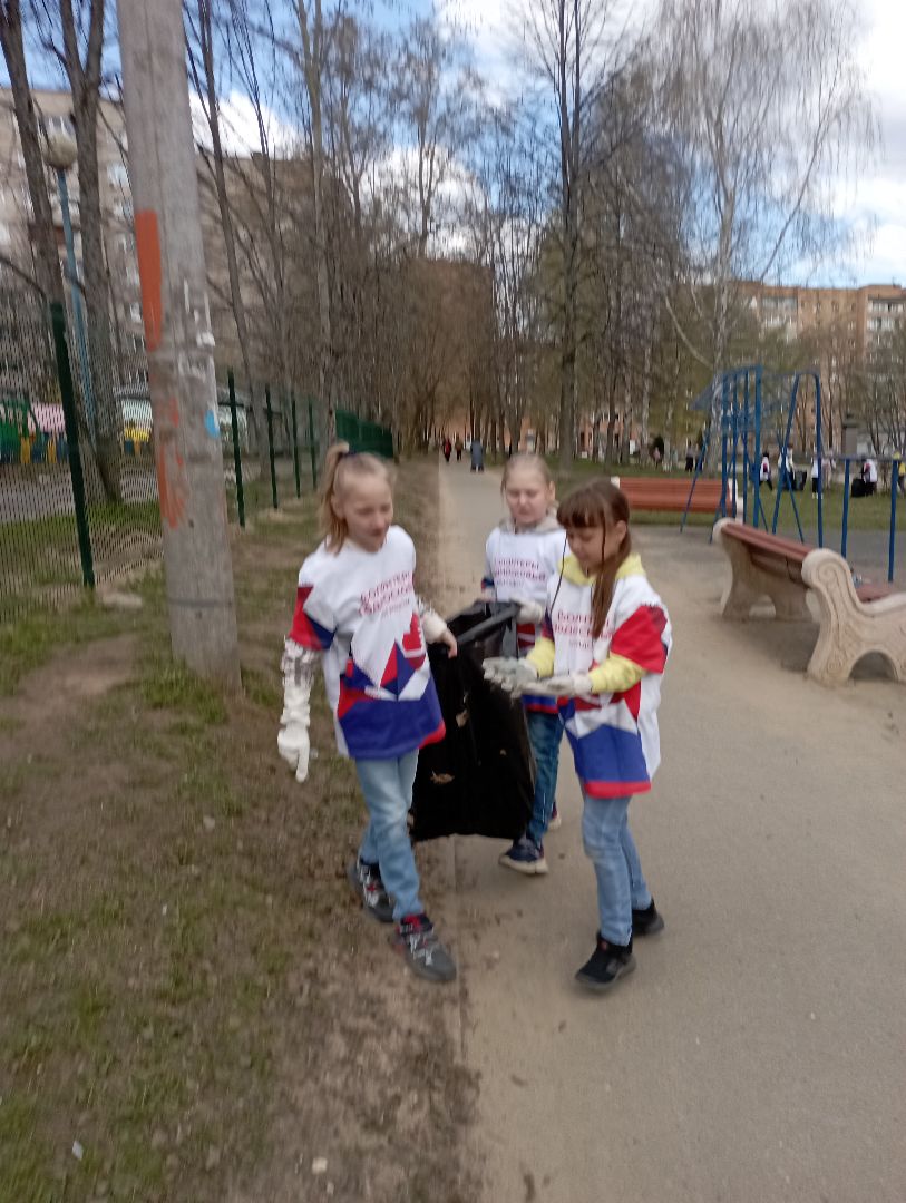 благоустройство, юные инспекторы дорожного движения, субботник, Дубна