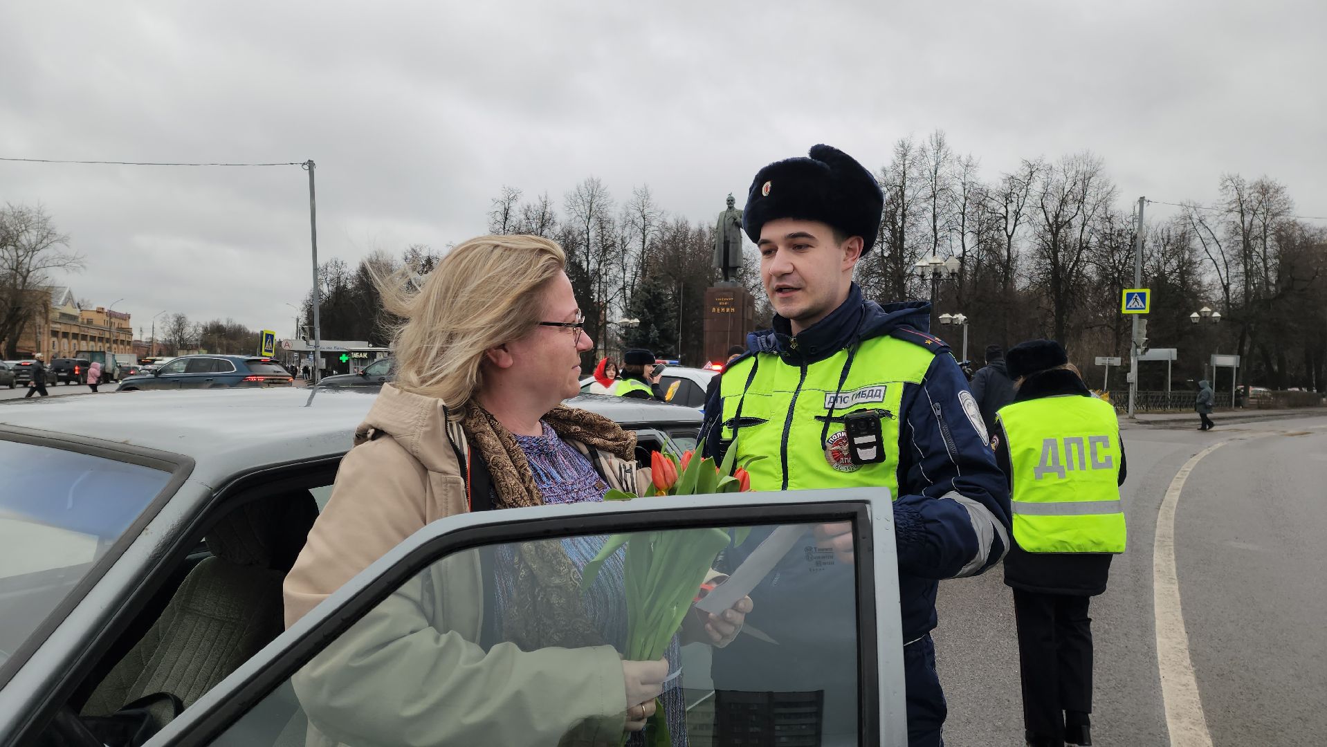 Подольск, 8 Марта, Поздравление,Мимозы,