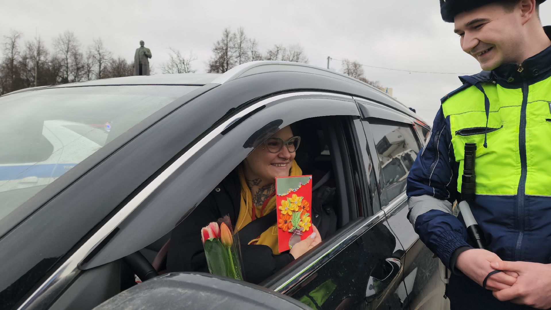 Подольск, 8 Марта, Поздравление,Мимозы,