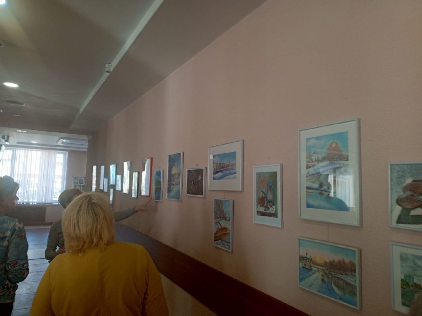 пушкинский округ, художественная выставка, дом культуры, художник любитель,картины,