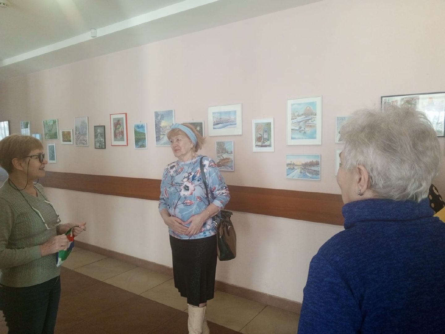 пушкинский округ, художественная выставка, дом культуры, художник любитель,картины,