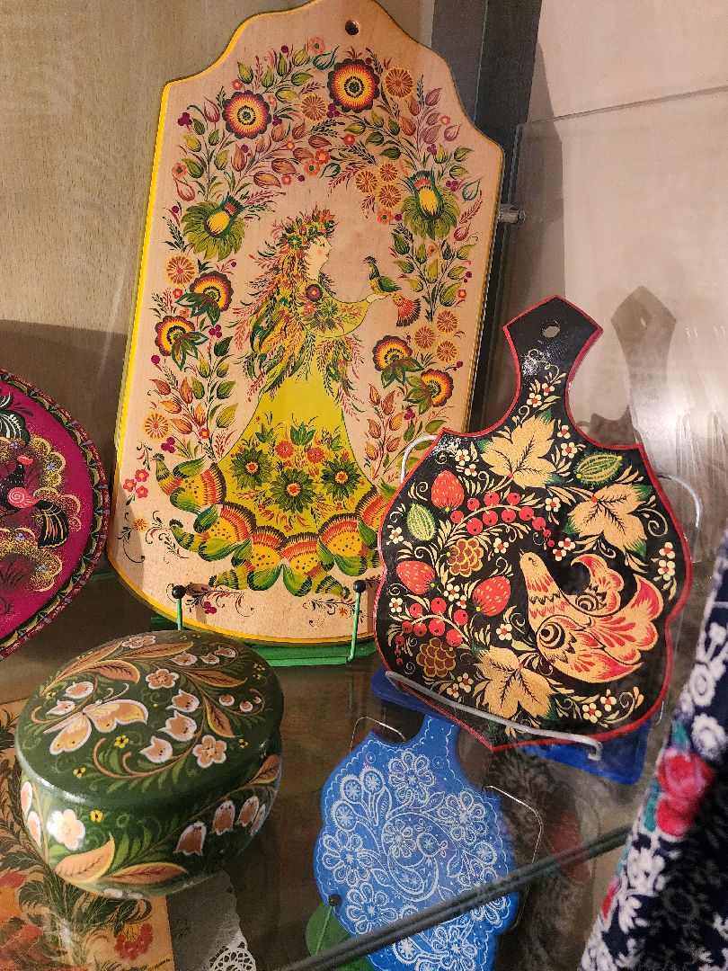 фрязино, художники, роспись по дереву, мастер-класс,