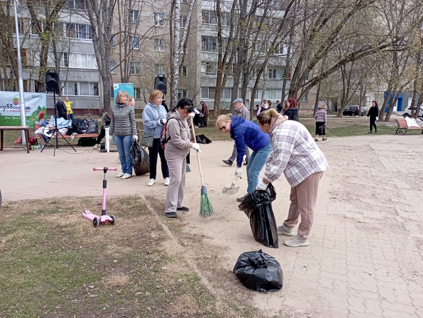 МИСК, благоустройство, стрингер, субботник, Дубна