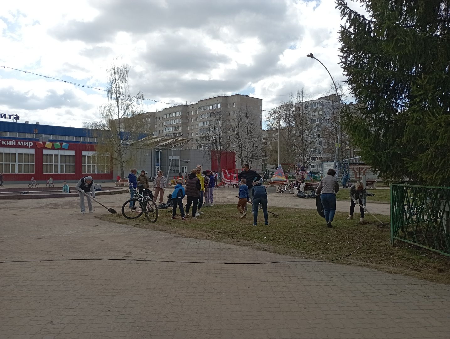 МИСК, благоустройство, стрингер, субботник, Дубна