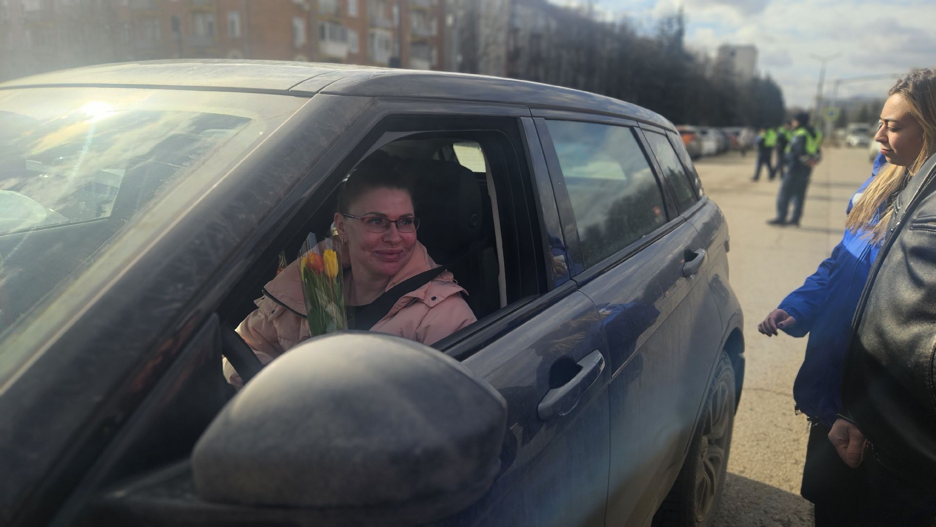 8 марта, цветы для автоледи, жуковский,