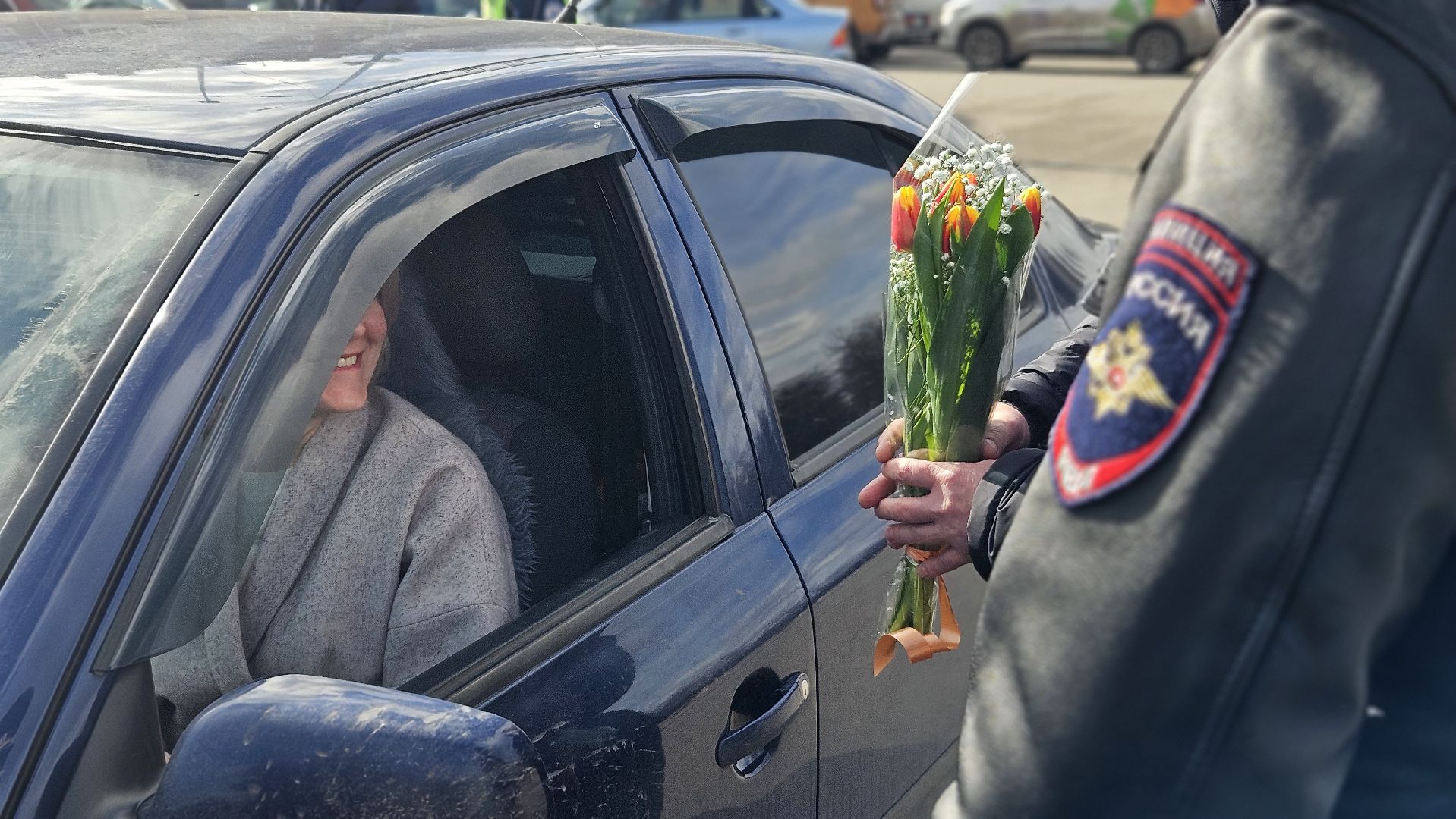 8 марта, цветы для автоледи, жуковский,