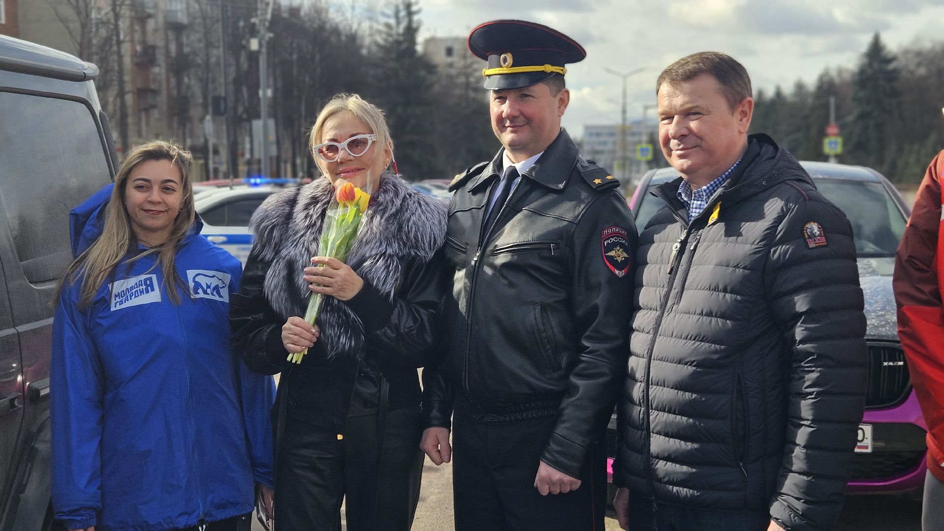 8 марта, цветы для автоледи, жуковский,