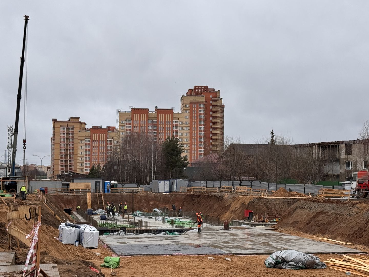 Новая поликлиника в Одинцово, Строительство, минздрав мо,