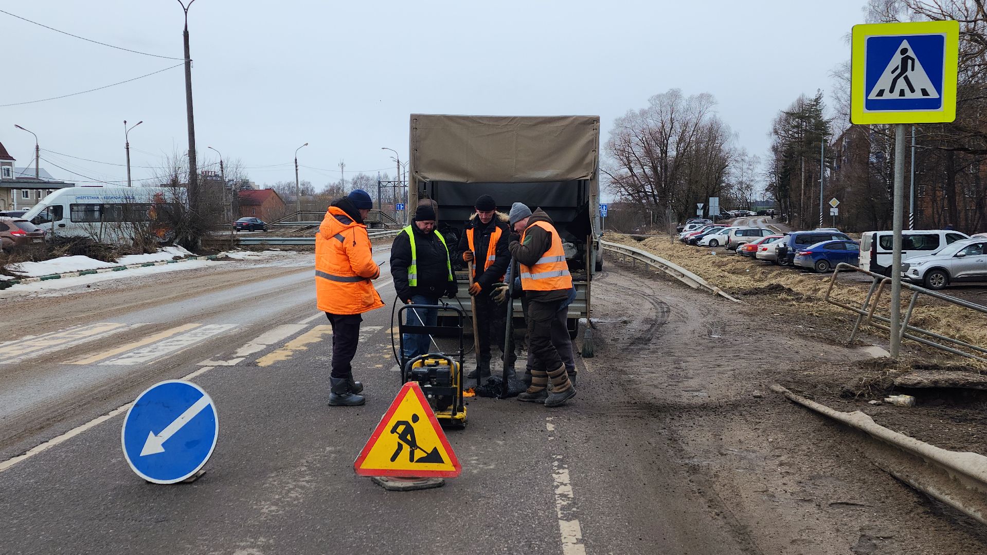 волоколамск, ремонт дорог, ямочный ремонт,