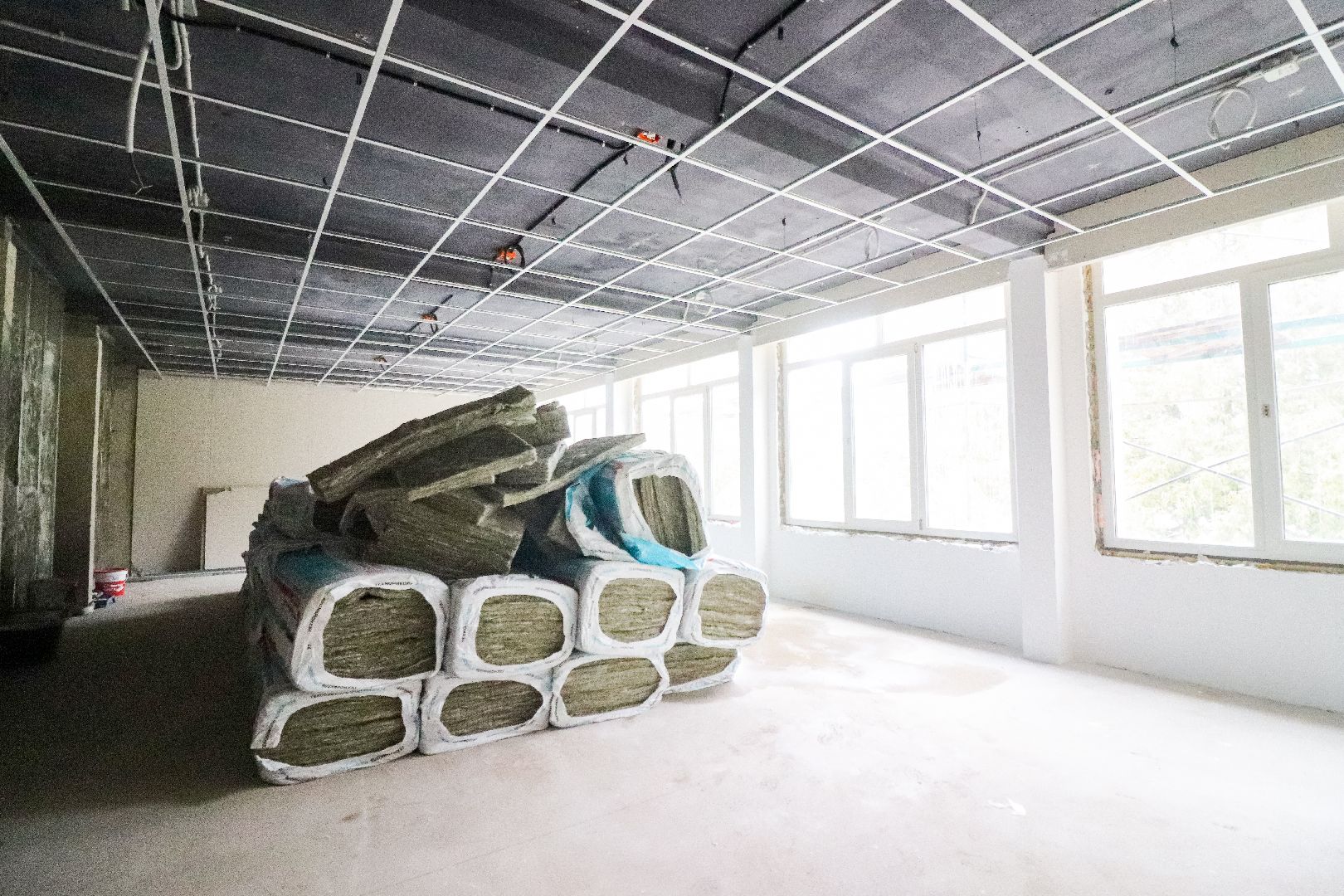 Клин, общество, строительство, ремонт школы, вертикалки,