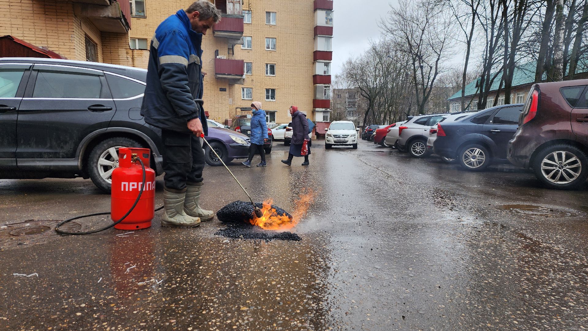 истра, благоустройство, ямочный ремонт,