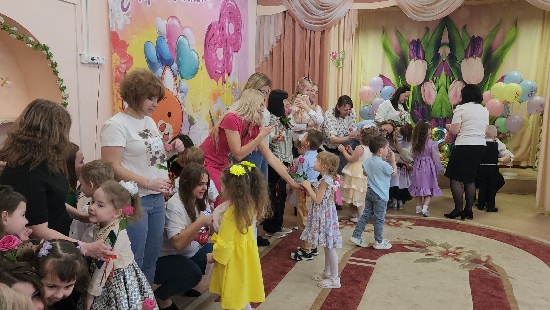 красноармейск, городской округ пушкинский, утренник в детском саду, 8 марта,