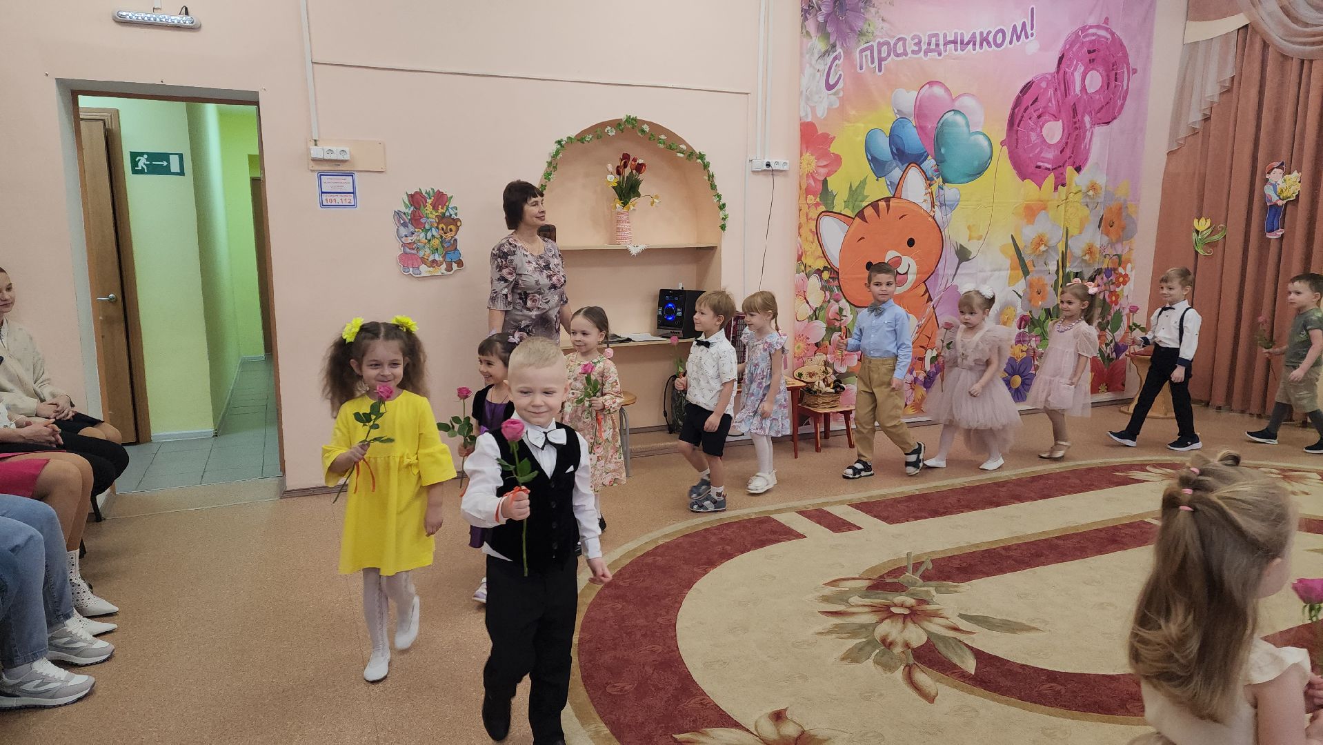 красноармейск, городской округ пушкинский, утренник в детском саду, 8 марта,