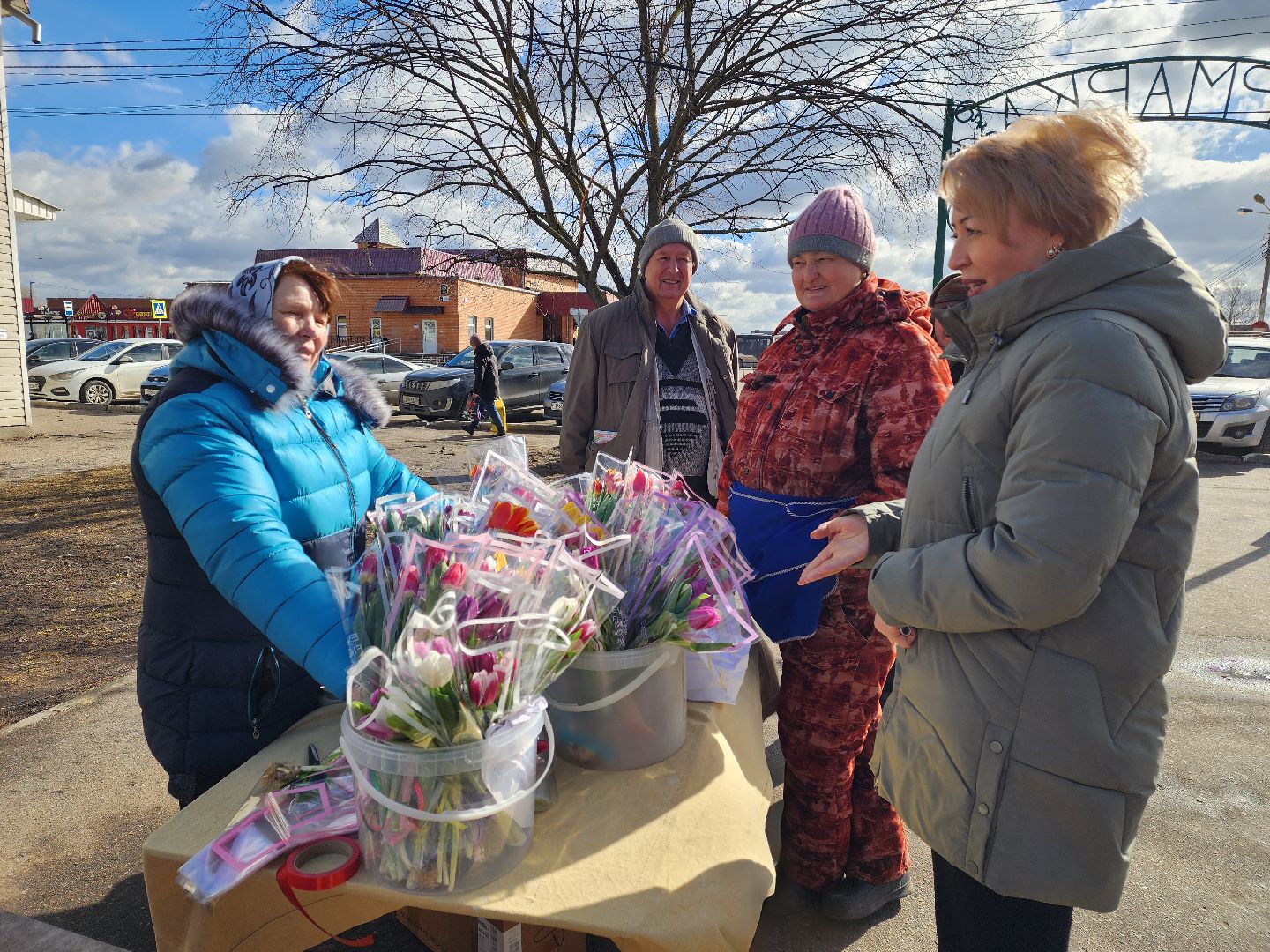 луховицы, торговля, 8 марта,