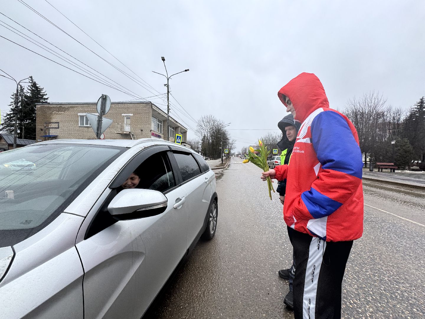 шаховская, автоледи, цветы для автоледи, 8 марта,