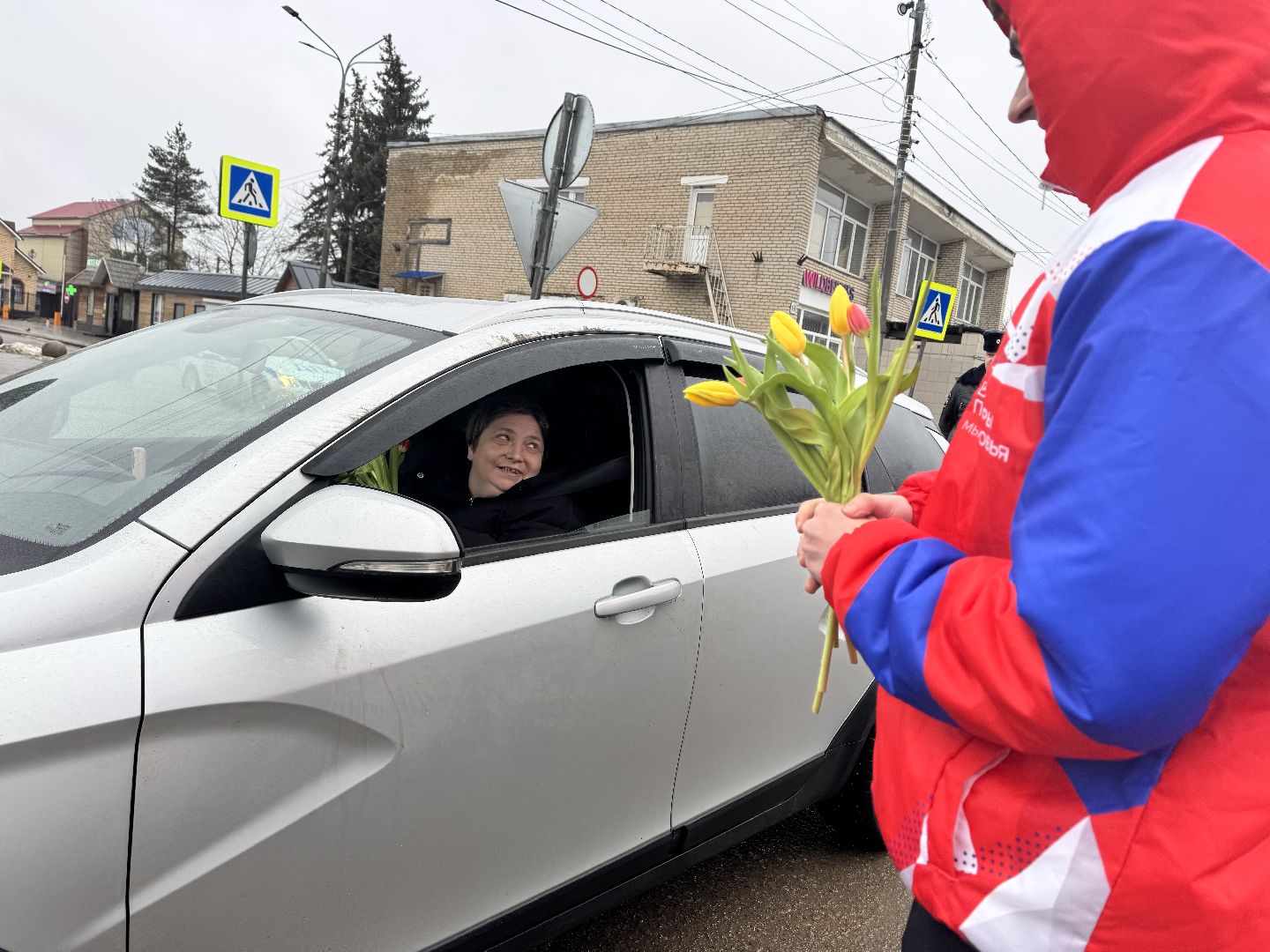 шаховская, автоледи, цветы для автоледи, 8 марта,