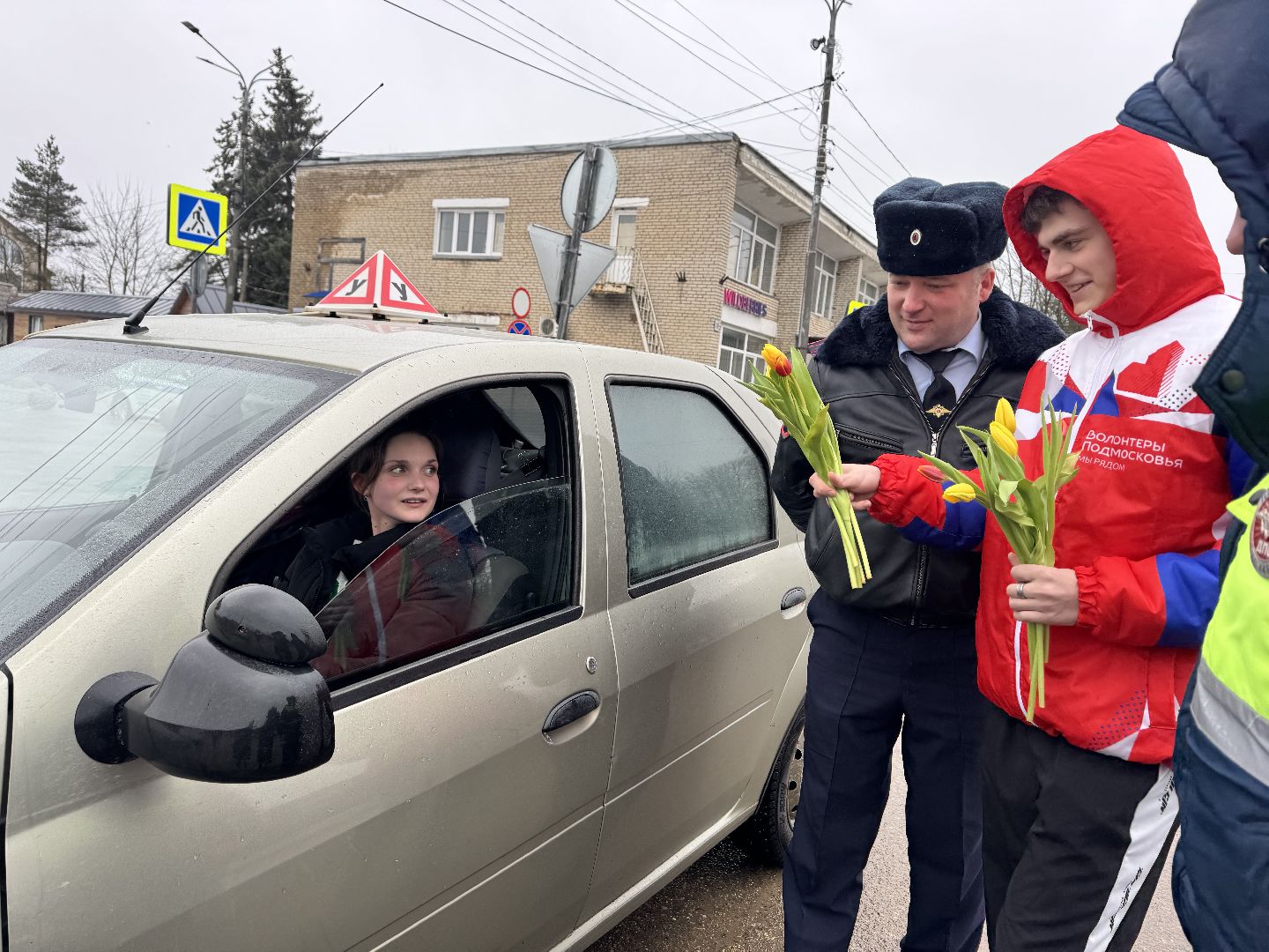 шаховская, автоледи, цветы для автоледи, 8 марта,
