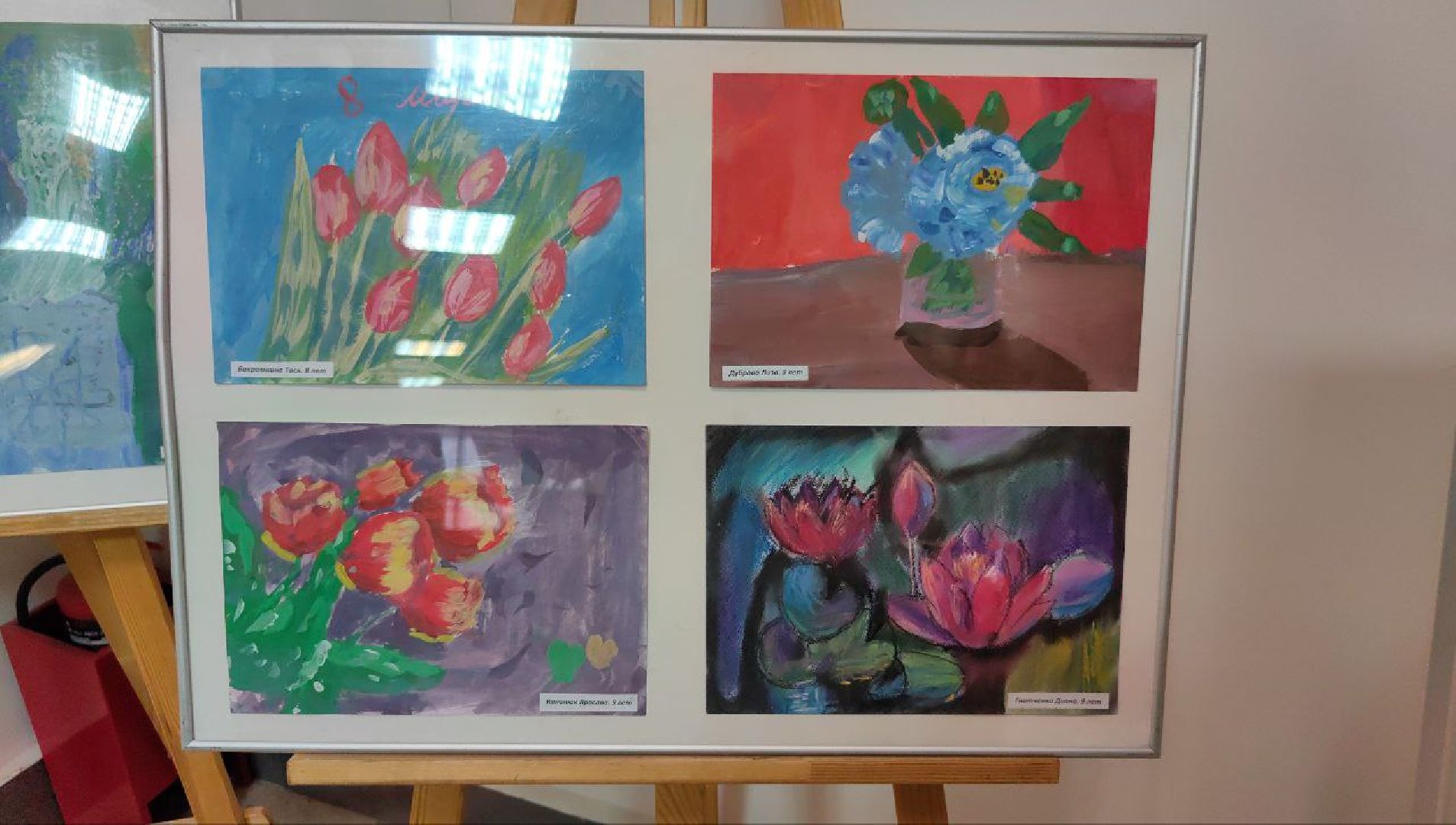 выставка, рисунки, 8 марта, весна,