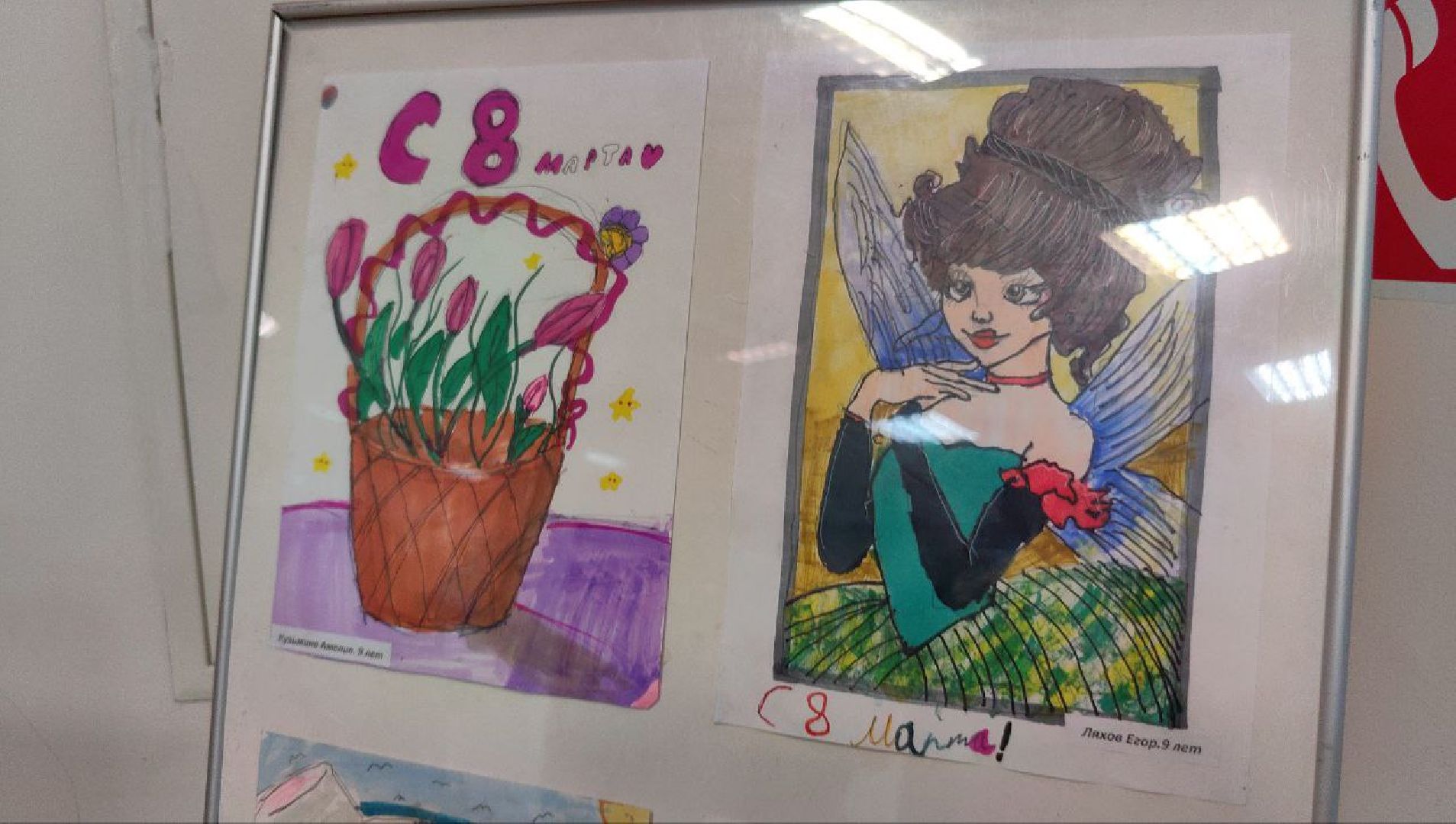 выставка, рисунки, 8 марта, весна,