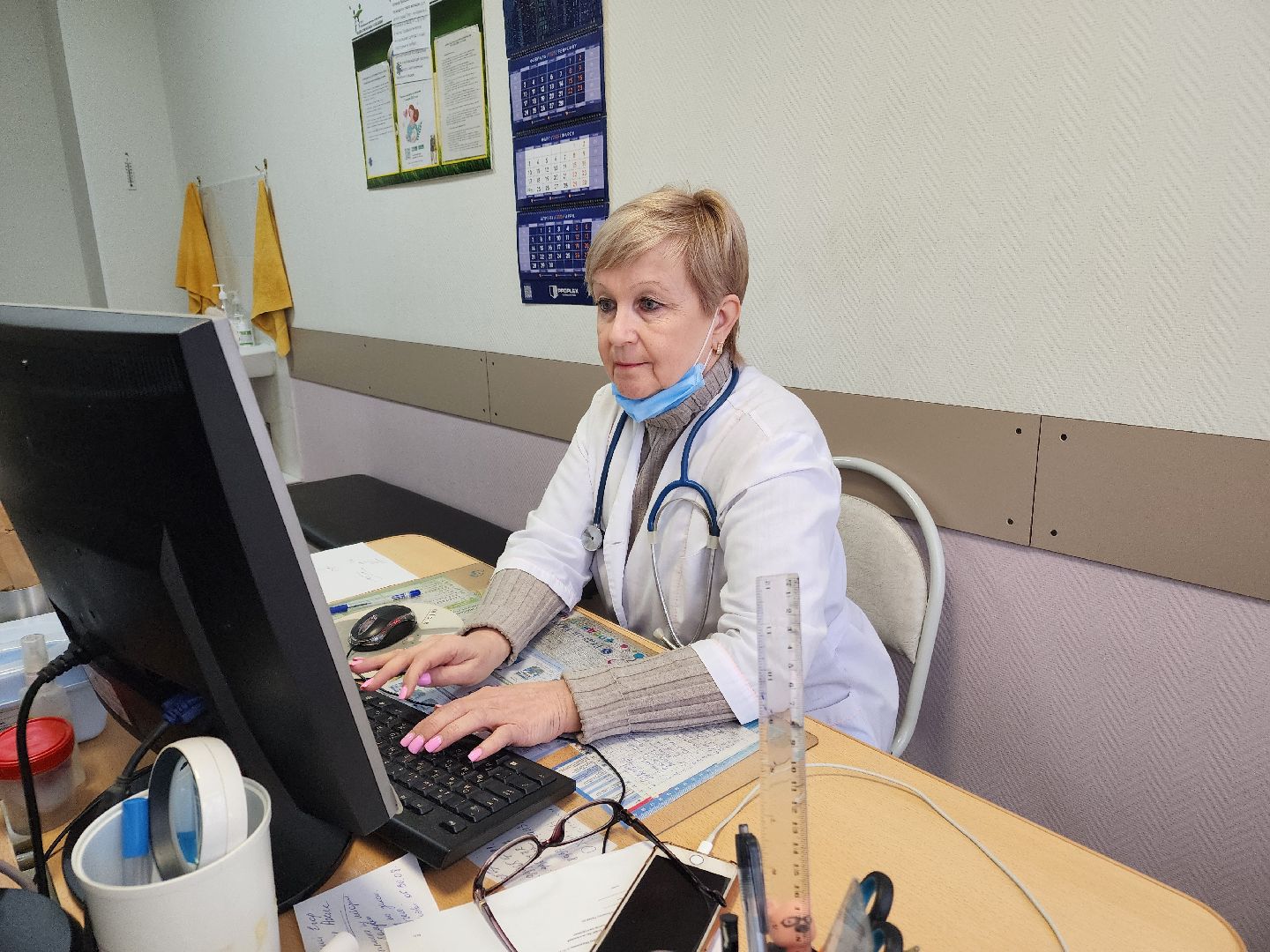 Чехов, улица Пионерская 10, детская поликлиника, педиатрическое отделение, поселок Чернецкое, врачебная амбулатория, педиатр Ирина Бициган, временный перевод, ротация, вызовы на дом, прием пациентов, ОРВИ,