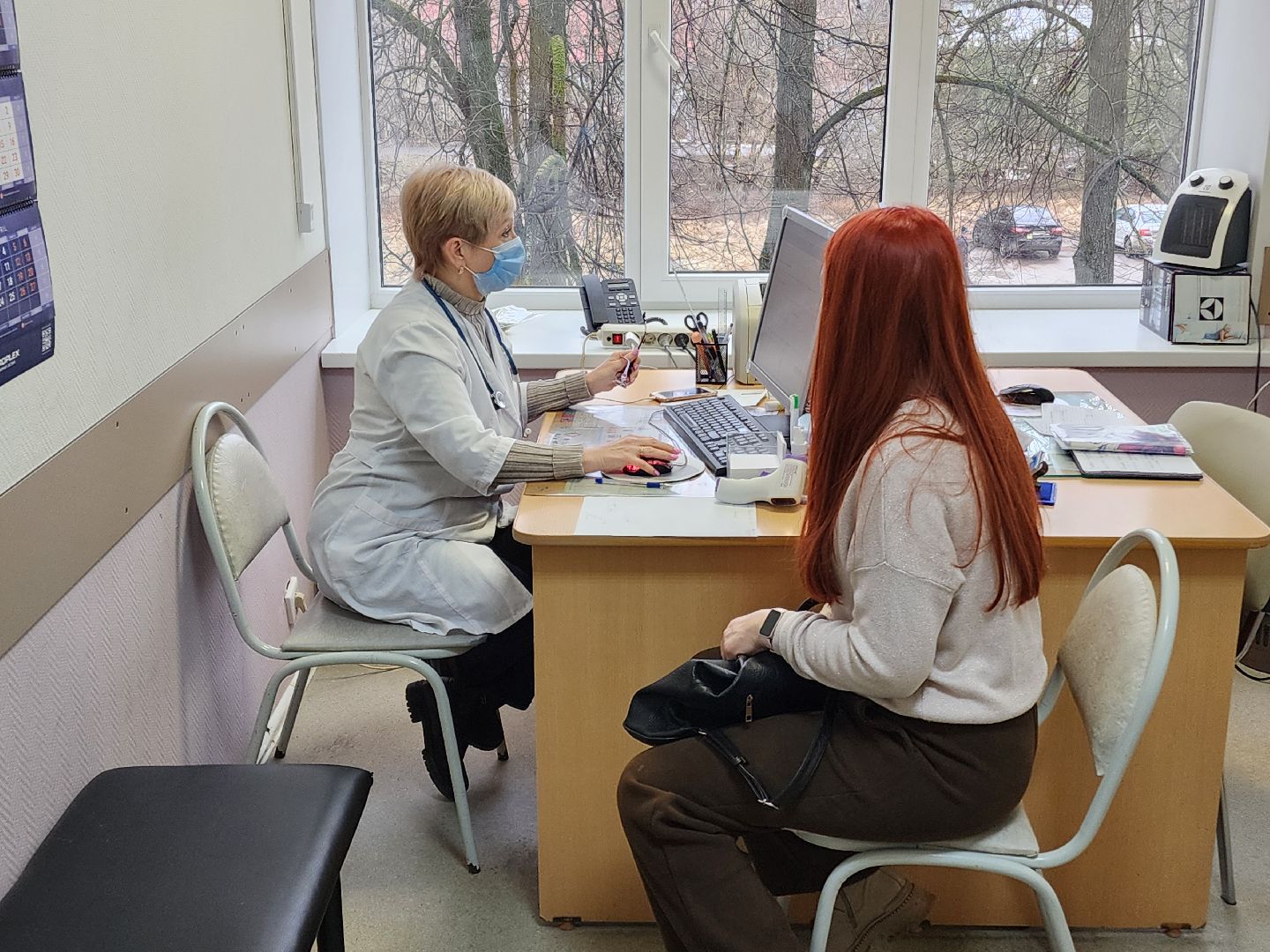 Чехов, улица Пионерская 10, детская поликлиника, педиатрическое отделение, поселок Чернецкое, врачебная амбулатория, педиатр Ирина Бициган, временный перевод, ротация, вызовы на дом, прием пациентов, ОРВИ,