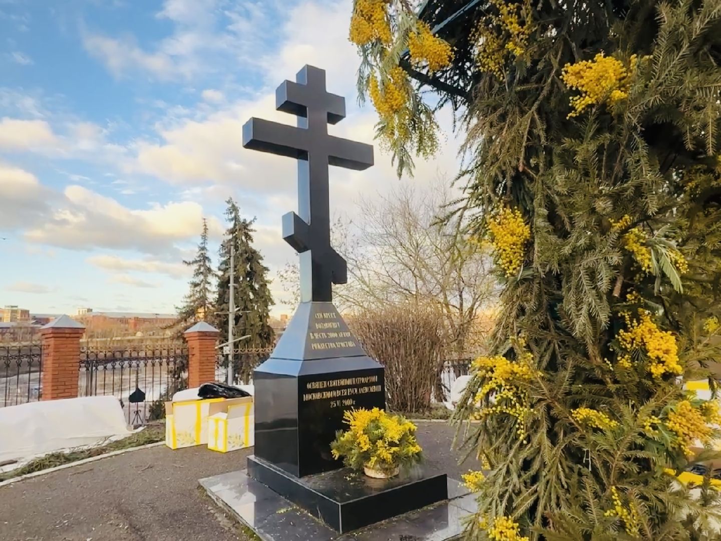раменское, 8 марта, троицкий храм раменское, мимоза,