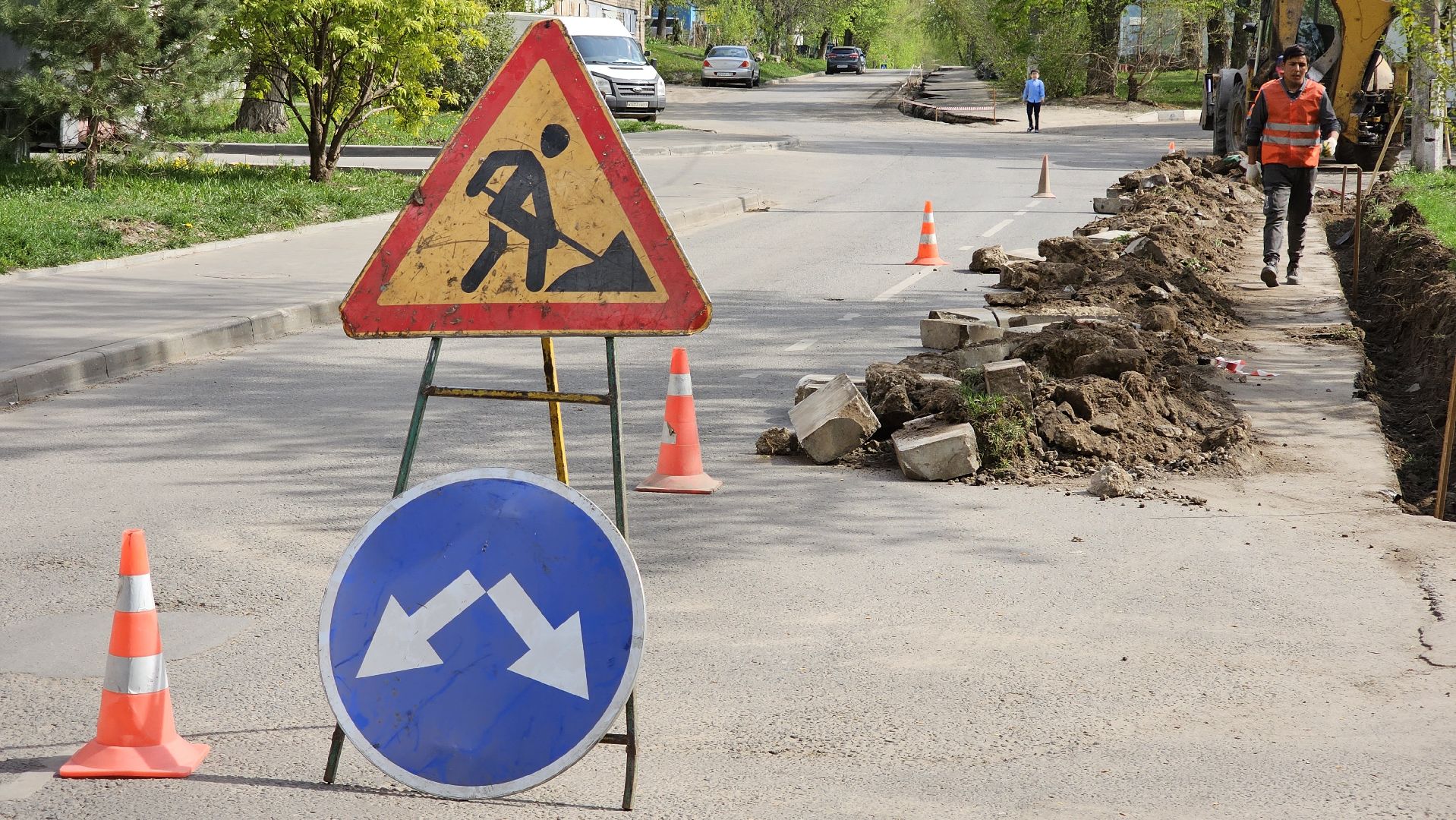 Дорожный ремонт, благоустройство, Дзержинский