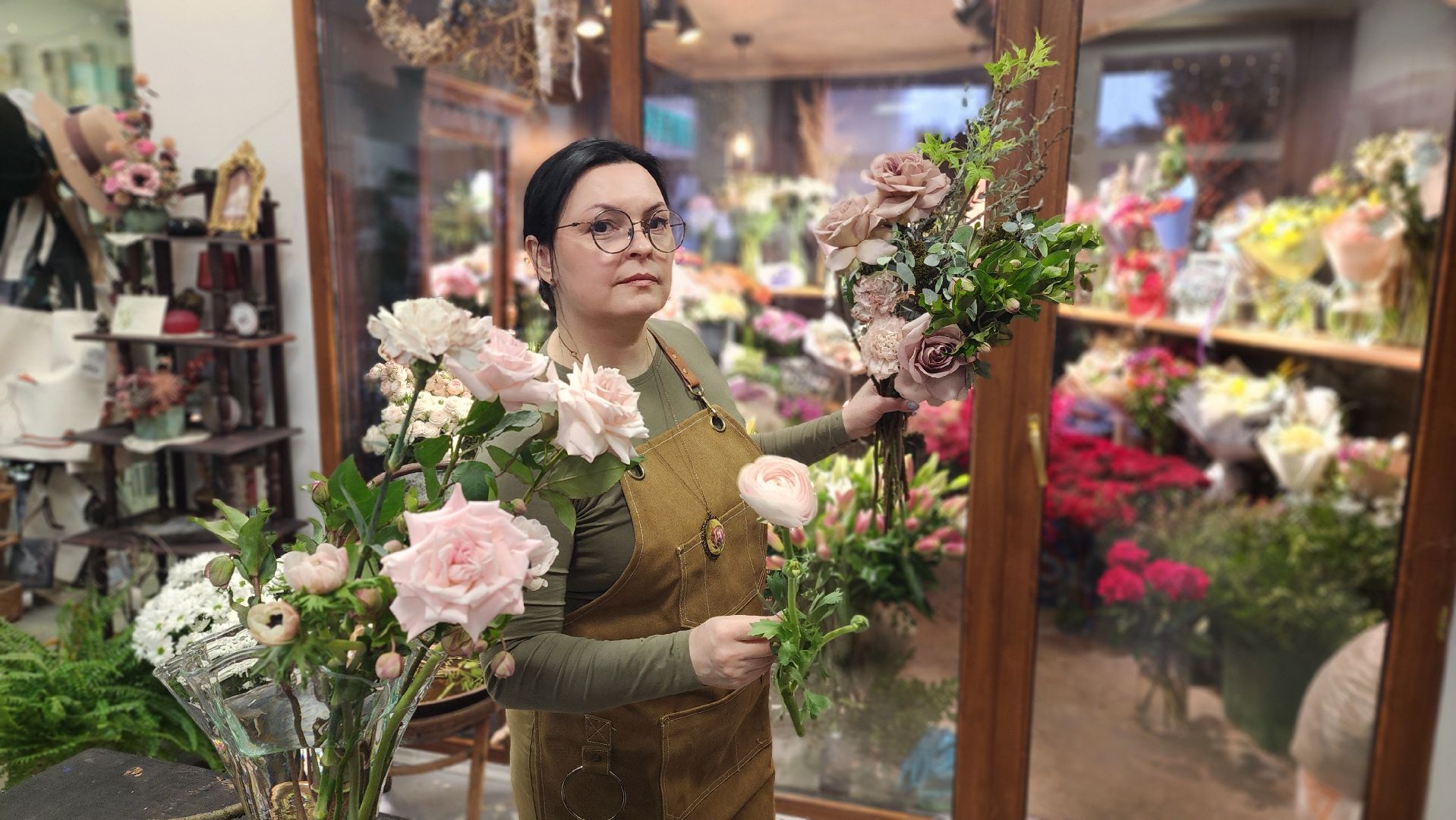 флорист из протвино, букет к 8 марта, международный женский день,