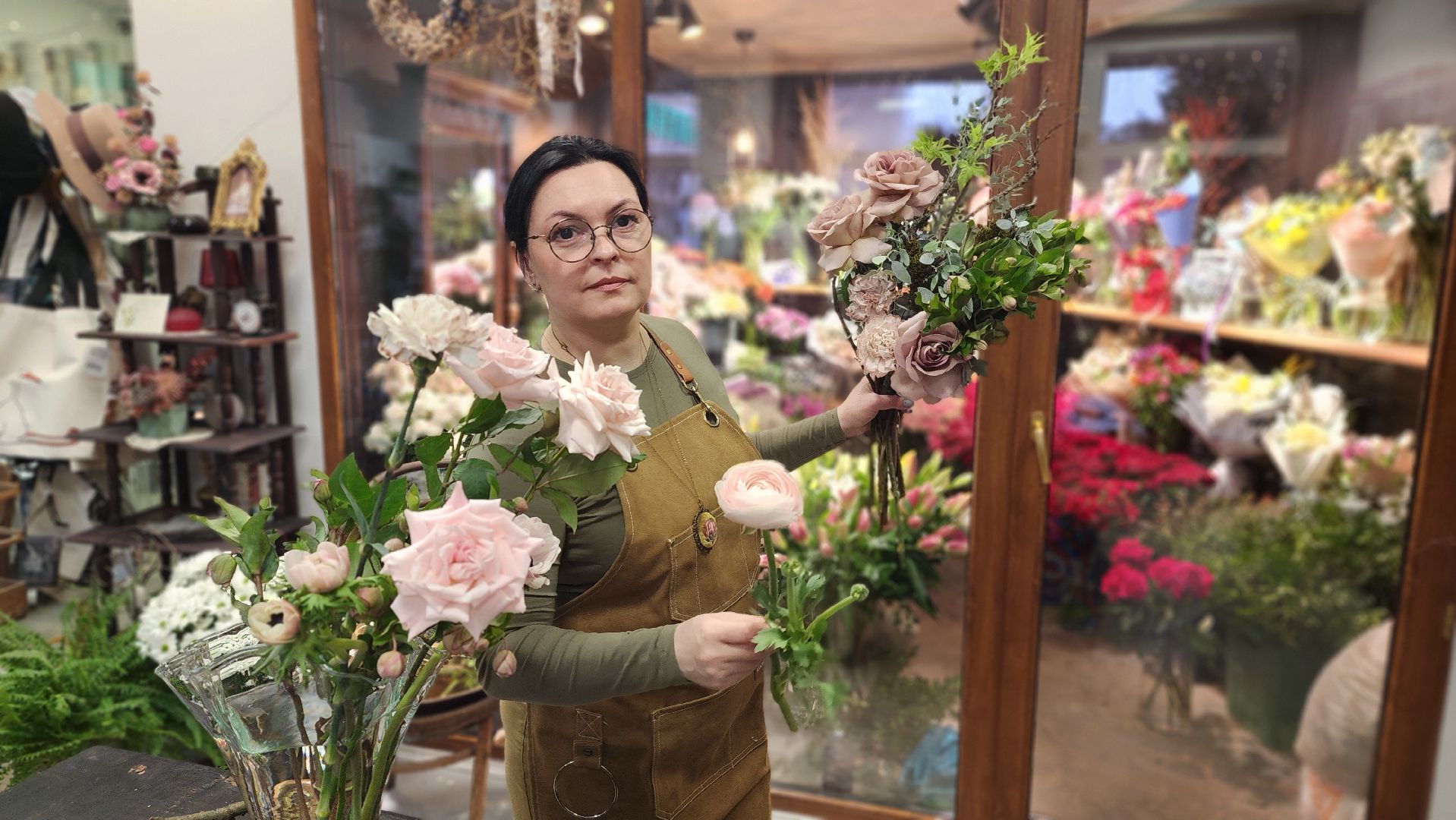 флорист из протвино, букет к 8 марта, международный женский день,