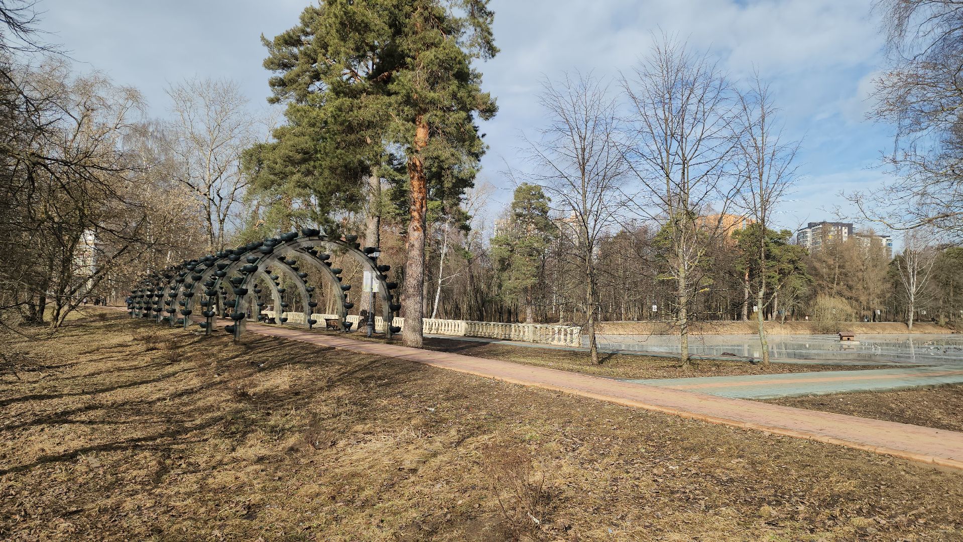 красногорск, парки красногорска, ивановские пруды, ремонт,