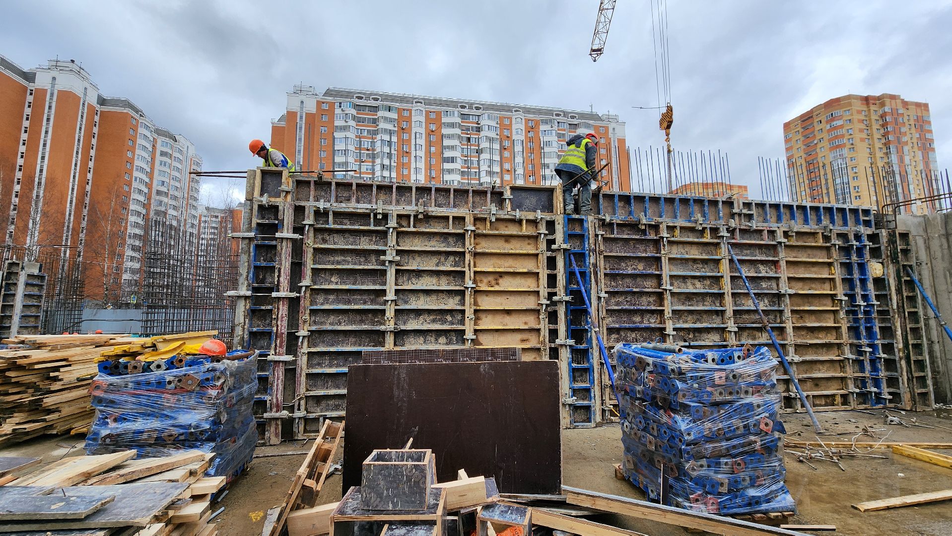 фок с бассейном, Строительство, Бассейн, Лобня,