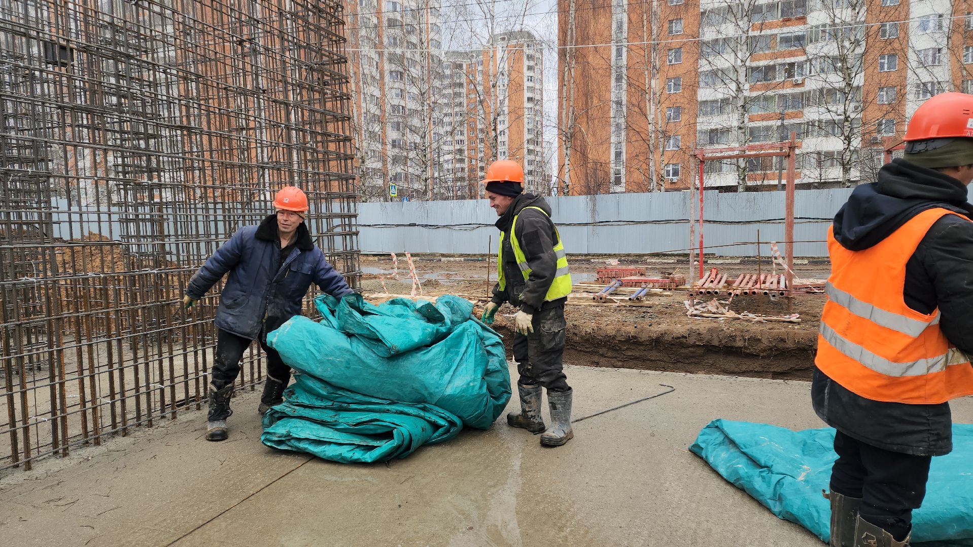 фок с бассейном, Строительство, Бассейн, Лобня,