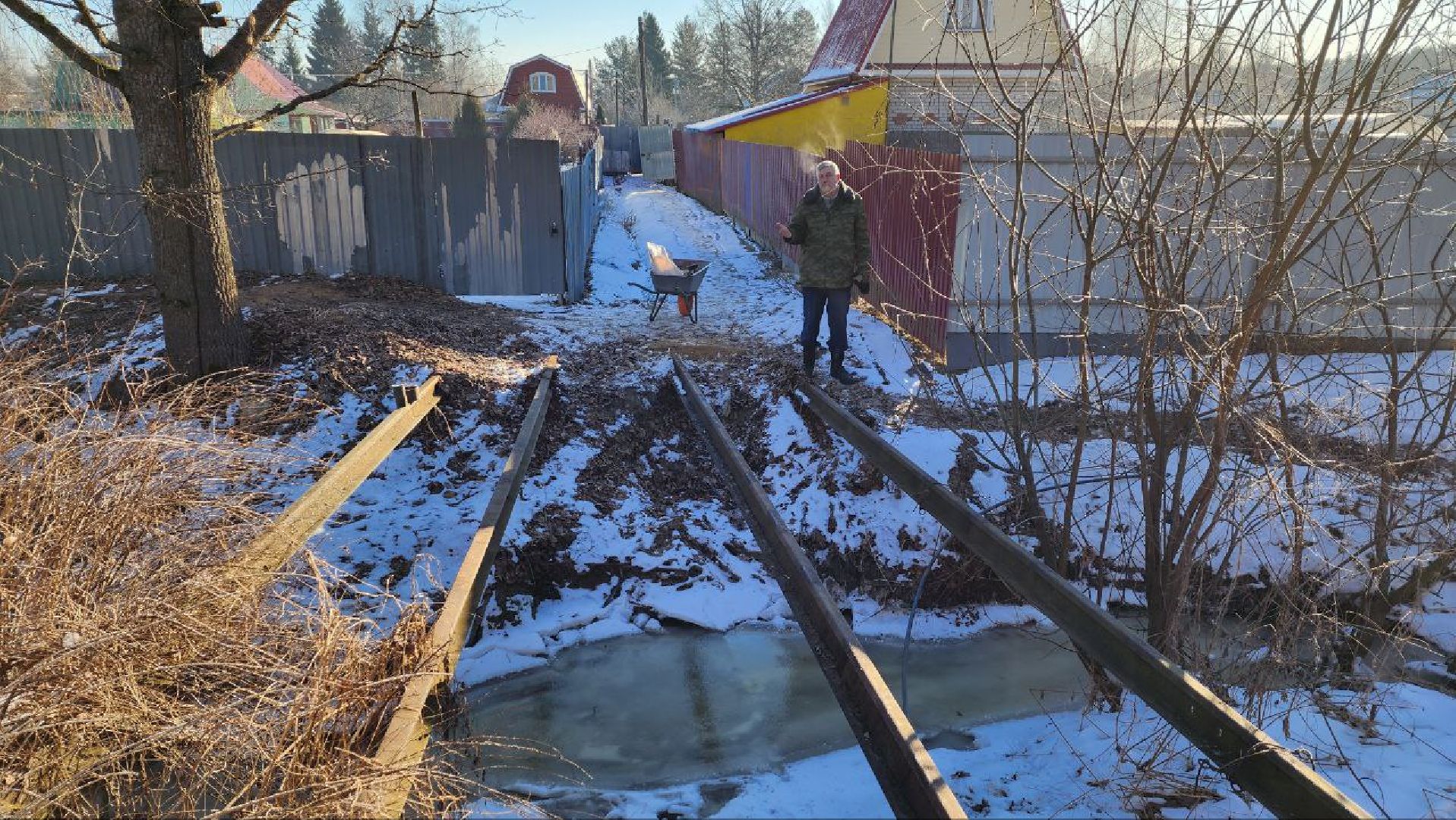 Талдом, Парк Солнечный берег, Дамба в Запрудне,