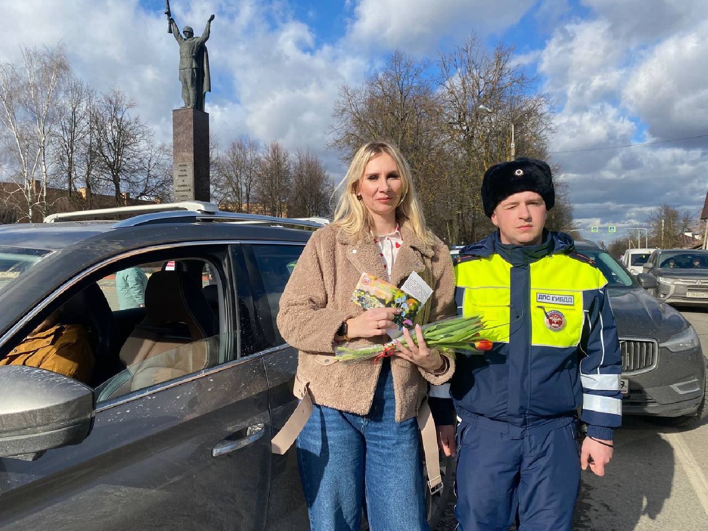 можайск, можайский муниципальный округ, подмосковье, Госавтоинспекция, сотрудники дпс, поздравления, 8 марта, международный женский день,