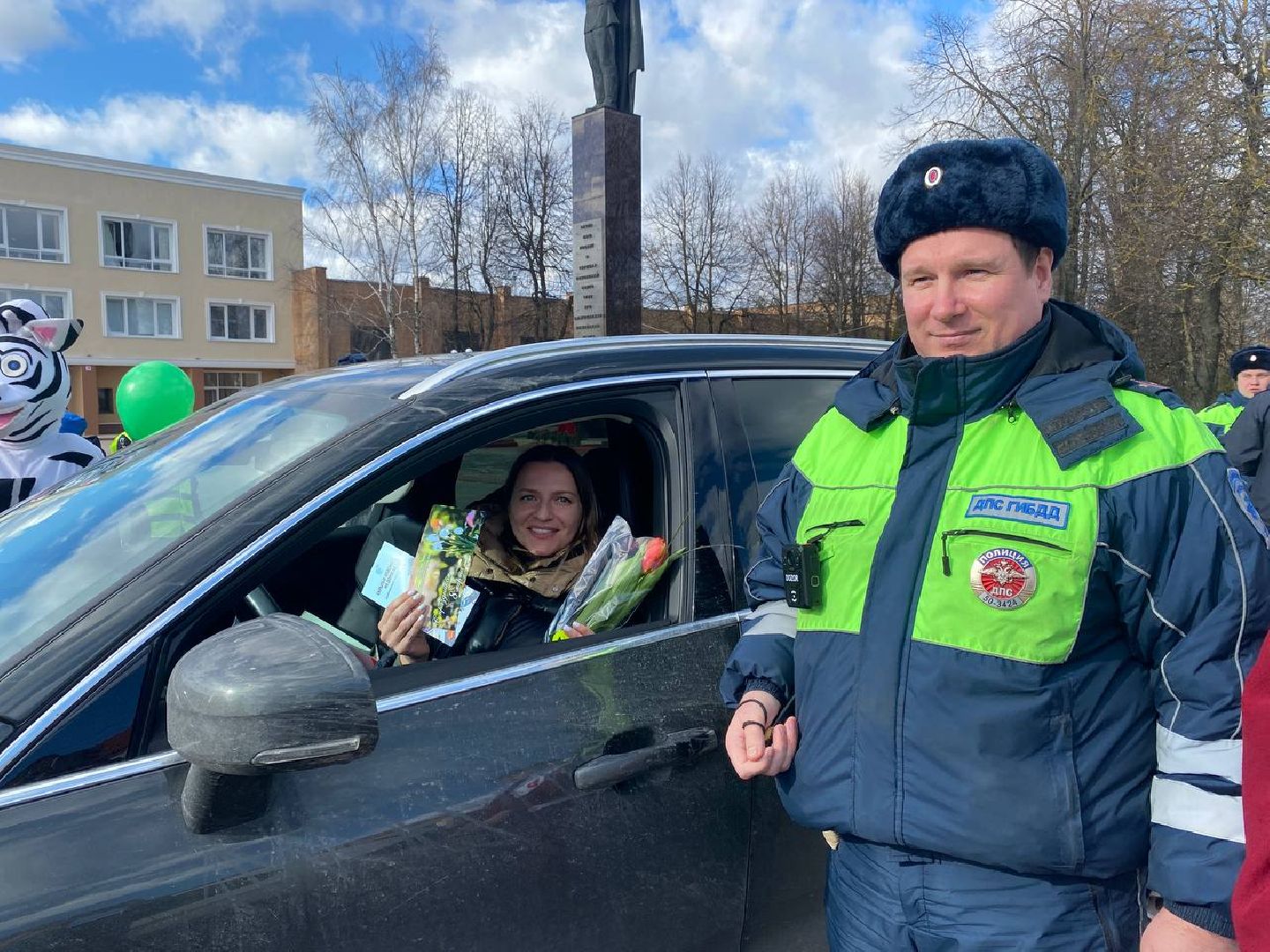 можайск, можайский муниципальный округ, подмосковье, Госавтоинспекция, сотрудники дпс, поздравления, 8 марта, международный женский день,